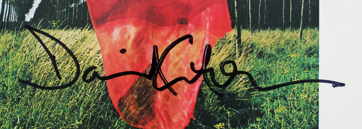 David Gilmour Pink Floyd Signed Wish You Were Here Album Sleeve BAS #AA13651