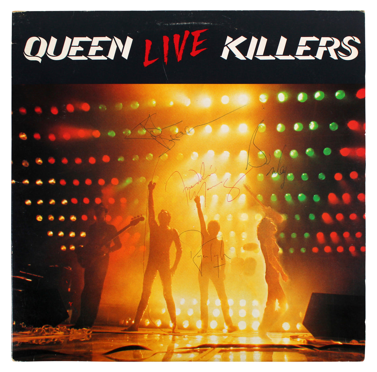 Queen (4) Mercury, May, Taylor & Deacon Signed Album Cover W/ Vinyl JSA #XX60003