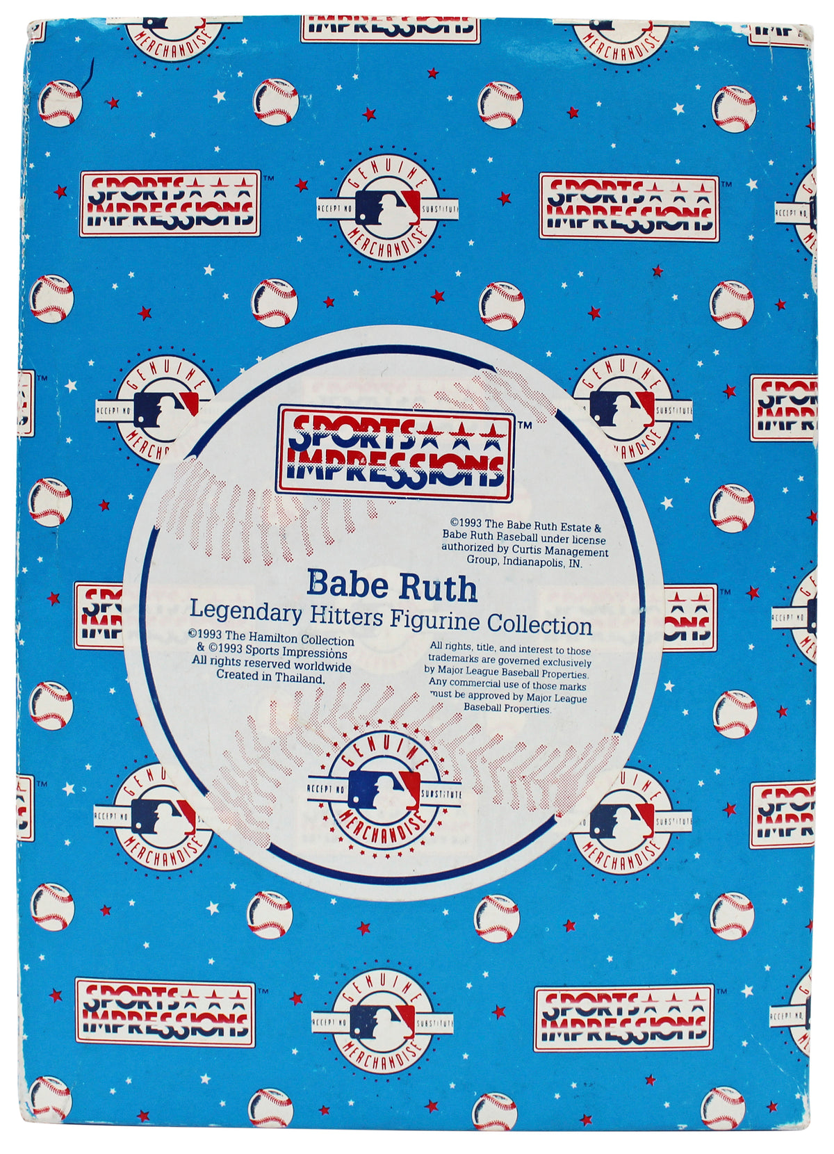 Yankees Babe Ruth Sports Impressions Legendary Hitters Figurine Un-signed