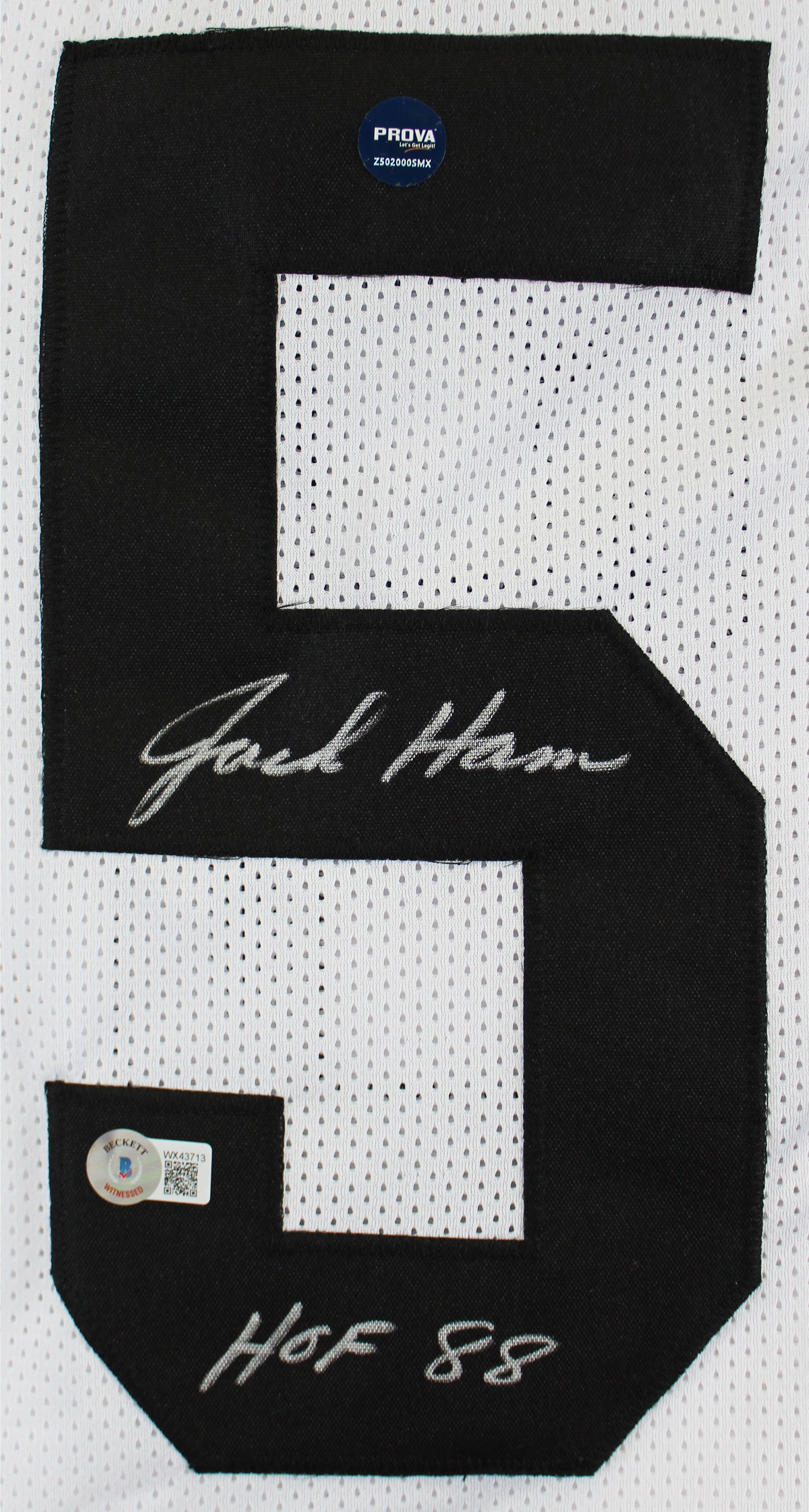 Jack Ham "HOF 88" Authentic Signed White Pro Style Jersey BAS Witnessed