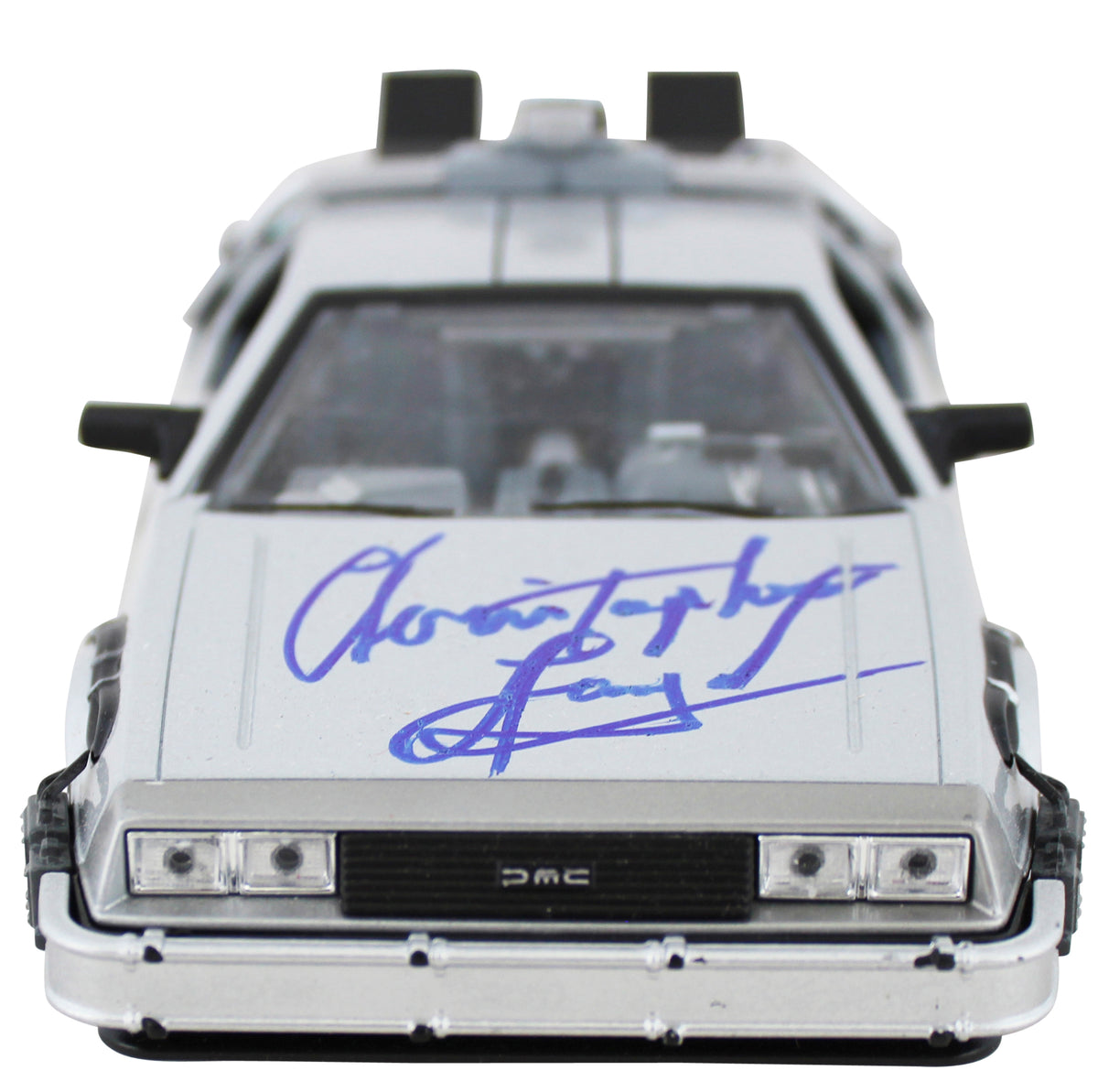 Christopher Lloyd Back To The Future Part 2 Signed Die Cast DeLorean JSA 2