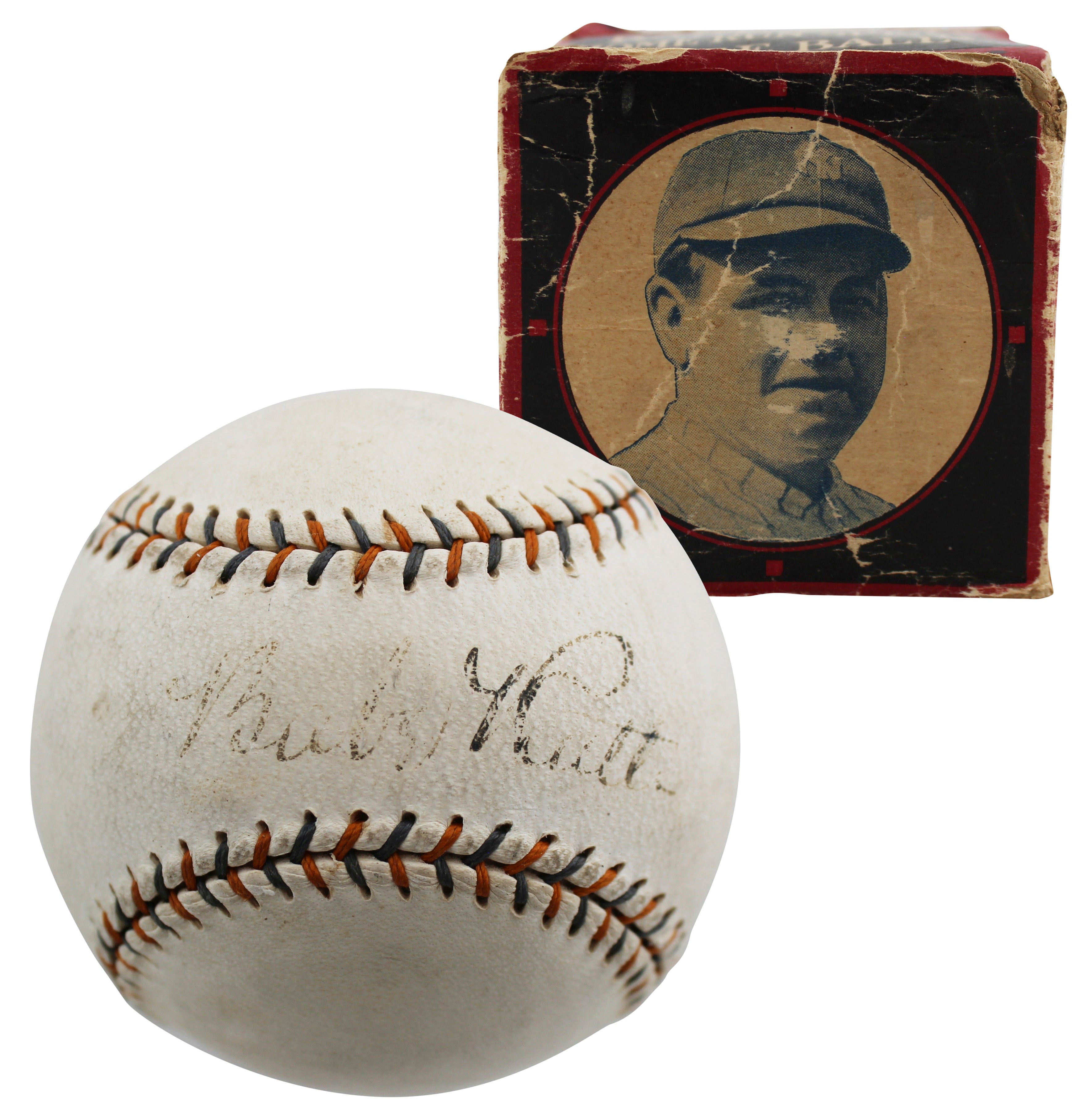 Babe Ruth Signed Spalding Home Run Special Baseball w/ Original Box PSA #B57427
