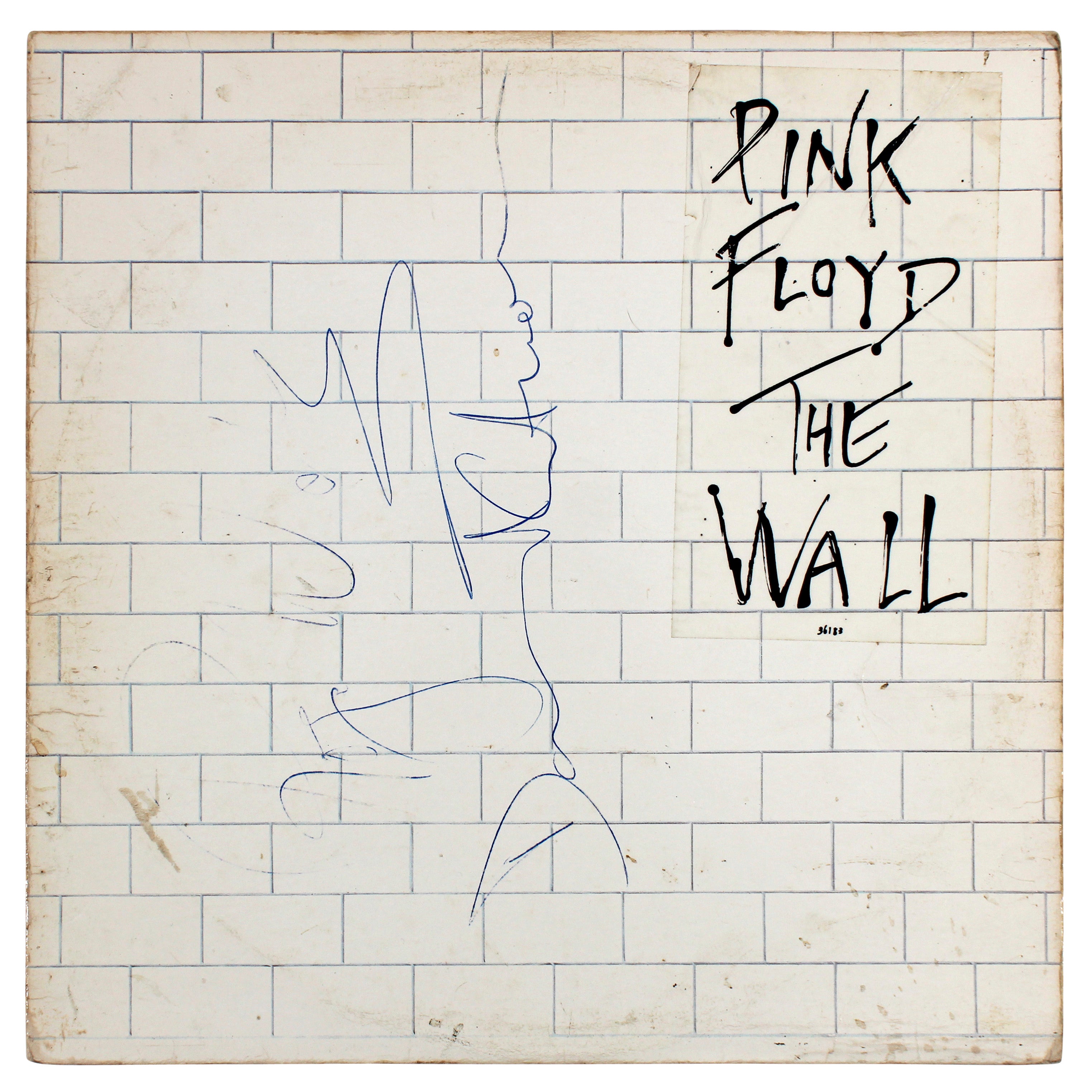 Pink Floyd (4) Gilmour, Waters, Mason & Wright Signed Album Cover JSA & BAS