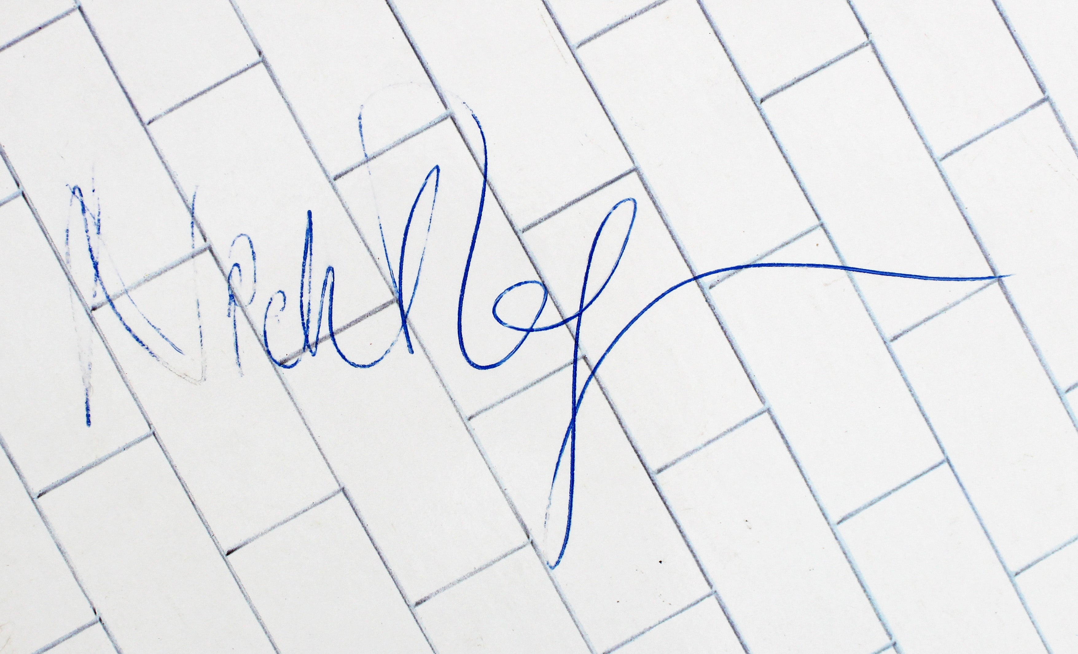 Pink Floyd (4) Gilmour, Waters, Mason & Wright Signed Album Cover JSA & BAS