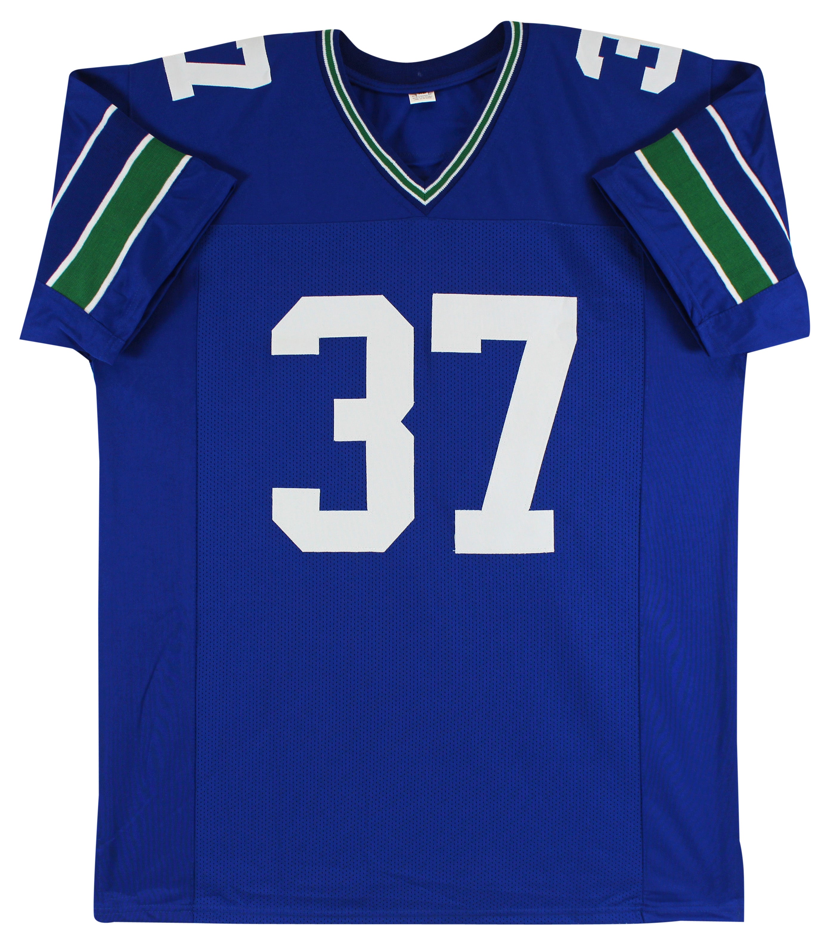 Shaun Alexander Authentic Signed Blue Pro Style Jersey Autographed BAS Witnessed