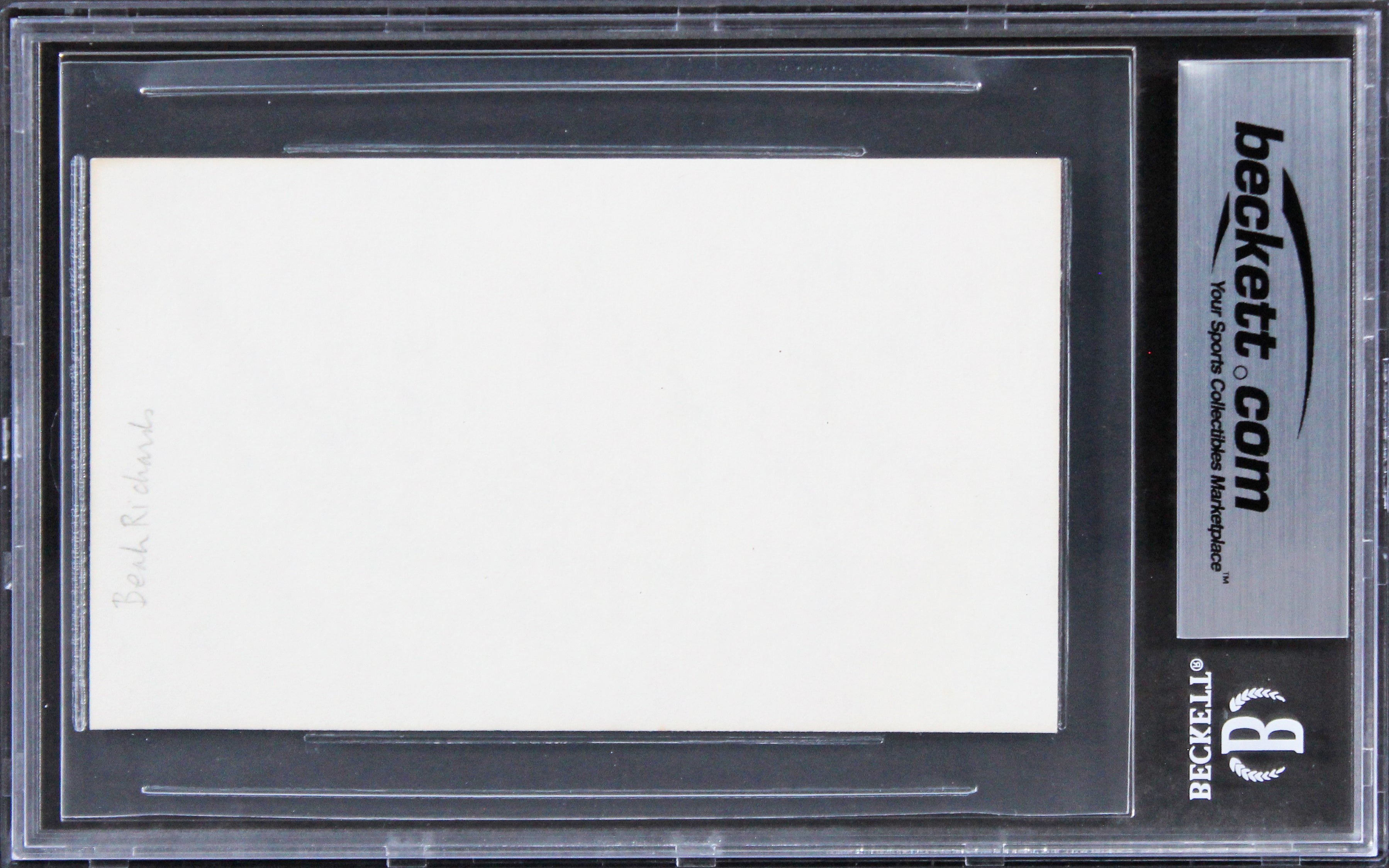 Beah Richards Guess Who's Coming to Dinner "Love" Signed 3x5 Index Card BAS Slab