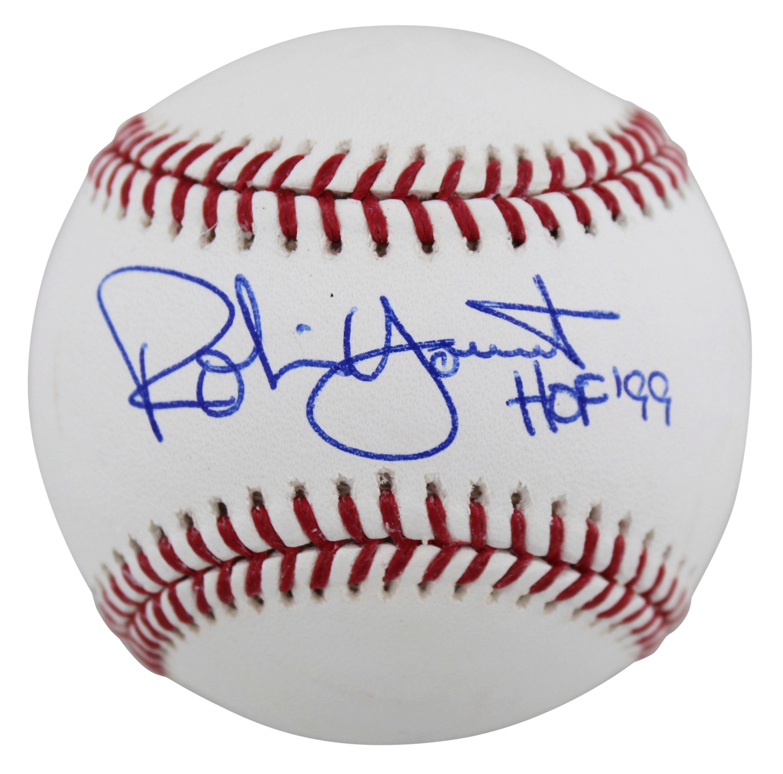 Brewers Robin Yount "HOF 99" Authentic Signed Oml Baseball Autographed BAS Wit
