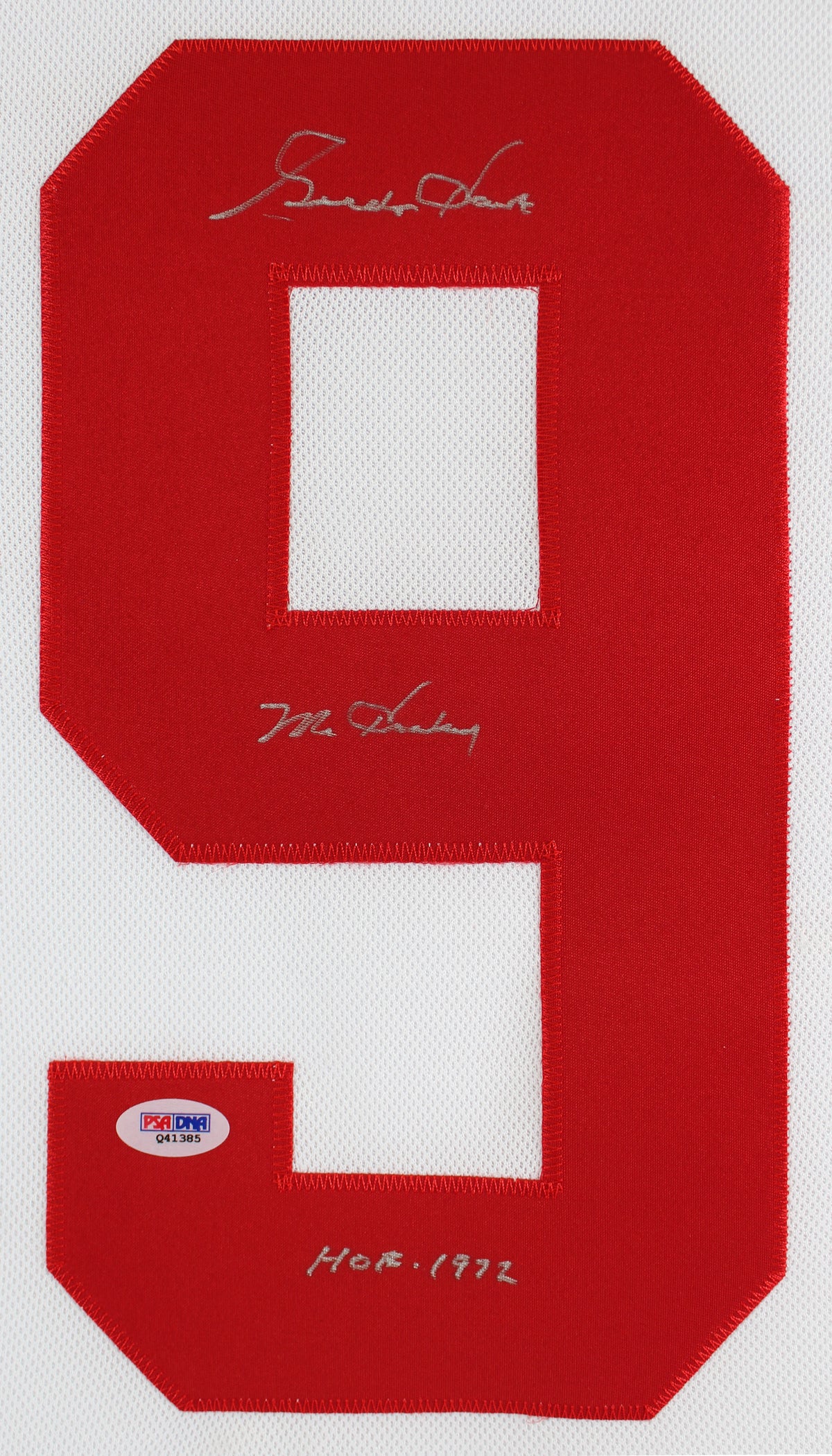 Red Wings Gordie Howe "Mr. Hockey" Signed White Adidas Jersey PSA/DNA
