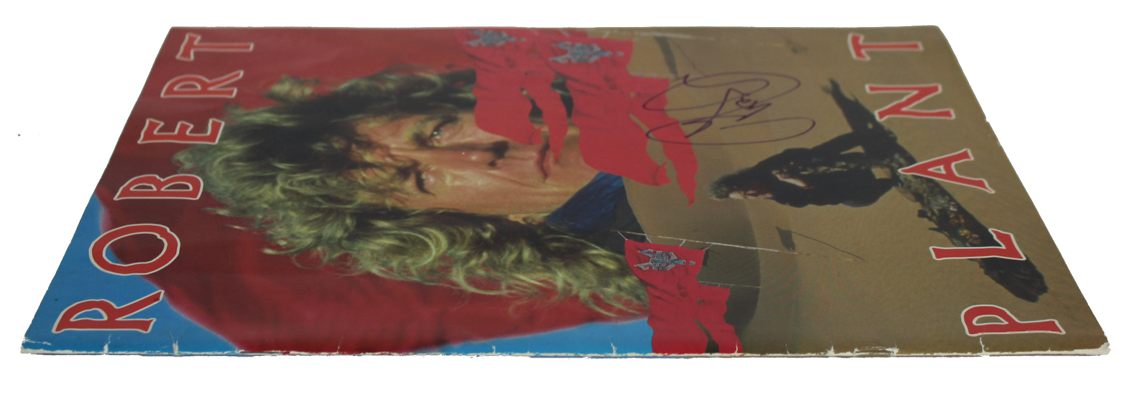 Robert Plant Authentic Signed 11x14 1988 Non Stop Go Tour Program BAS #A69748