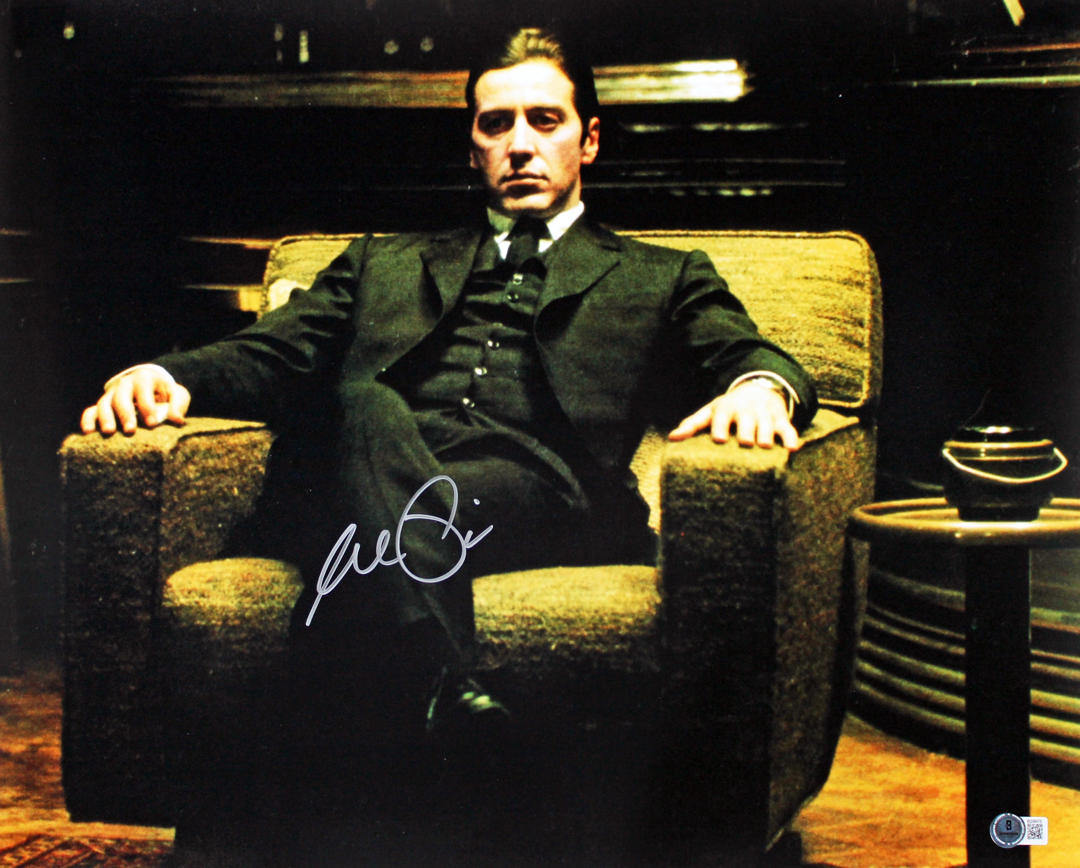 Al Pacino The Godfather Authentic Signed 16x20 Horizontal Sitting Photo BAS