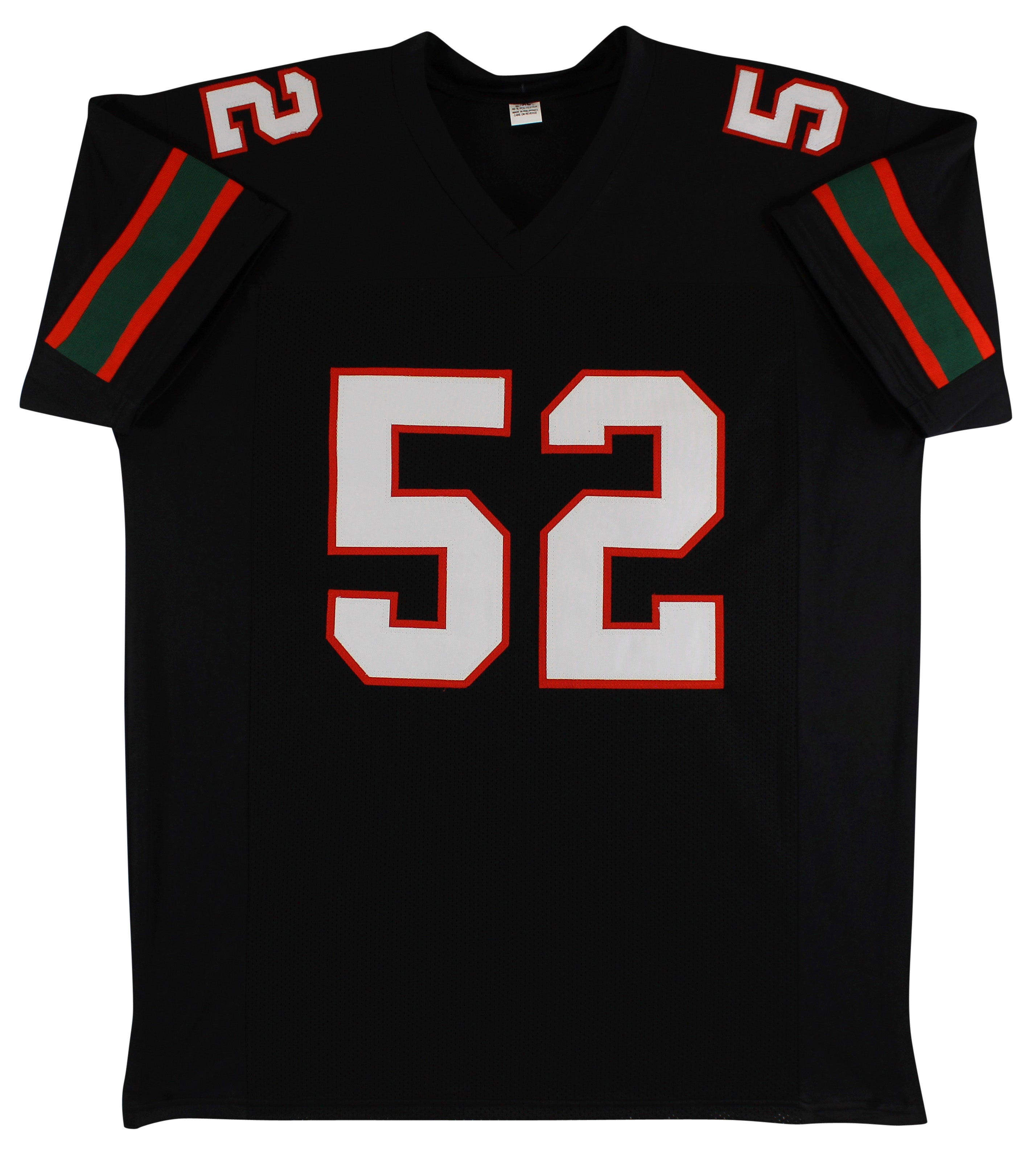 Miami Ray Lewis Authentic Signed Black Pro Style Jersey Autographed BAS Witness