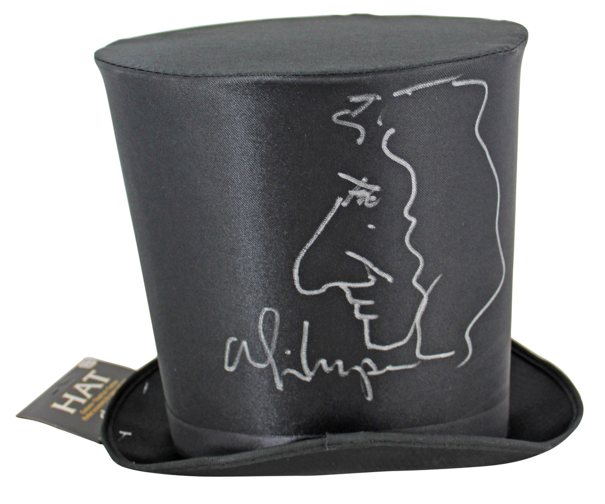 Alice Cooper Signed Costume Top Hat w/ Self Portrait Sketch BAS Witness #WC91141