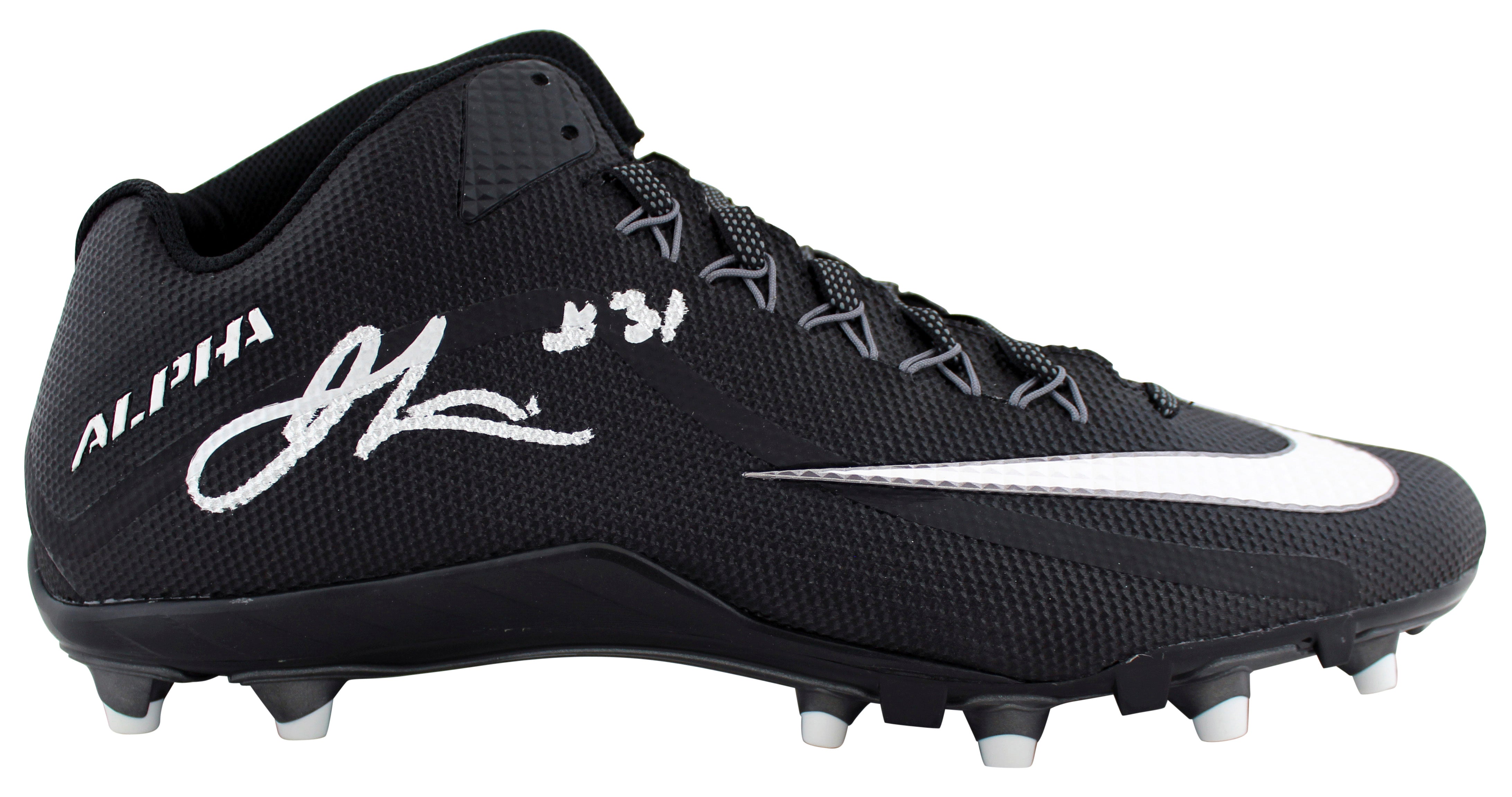 Ravens Jamal Lewis Authentic Signed Nike Alpha Pro 2 3/4 TD Cleat BAS Witnessed