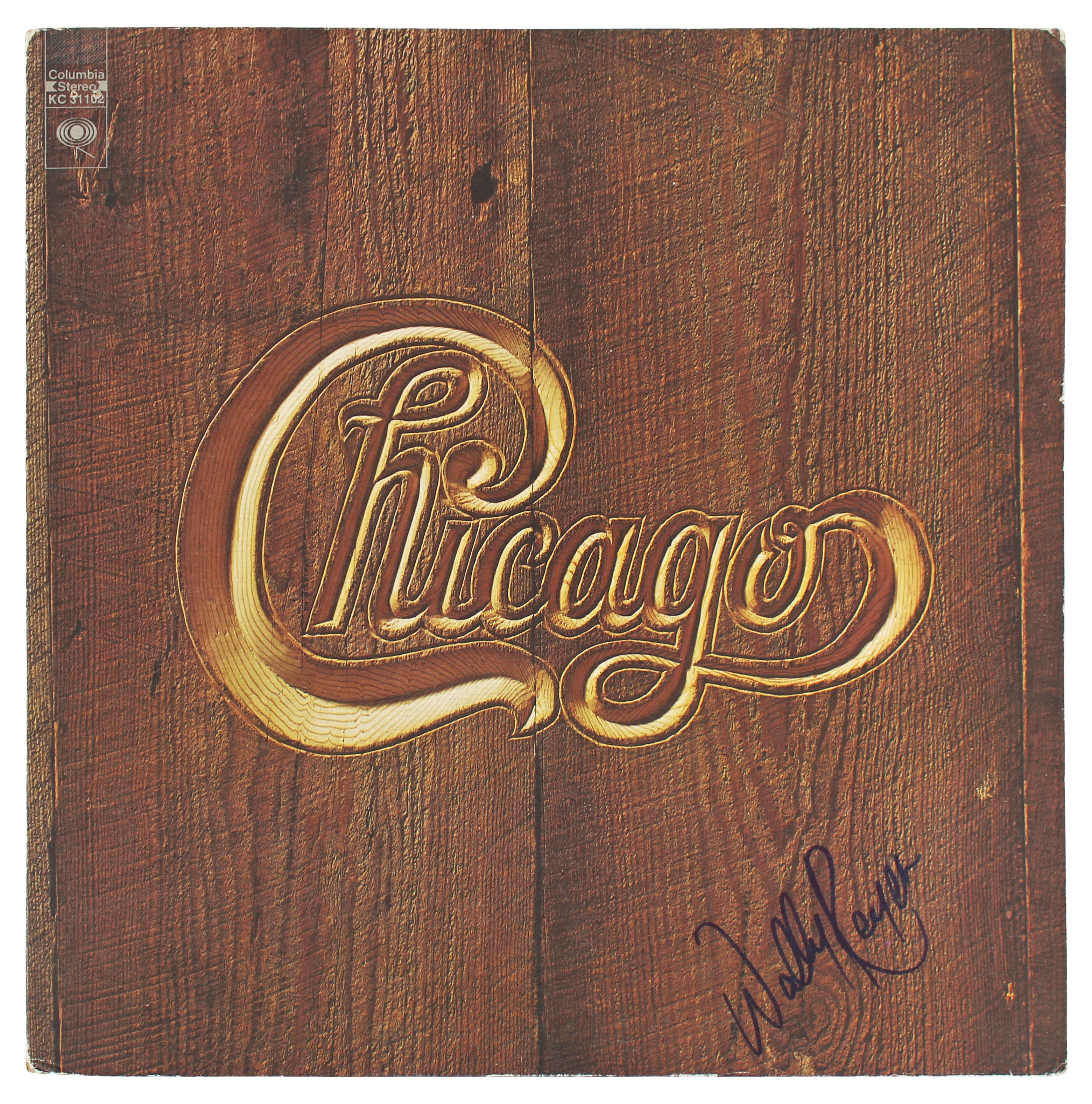 Wally Reyes Chicago Authentic Signed Chicago V Album Cover BAS #BH027681