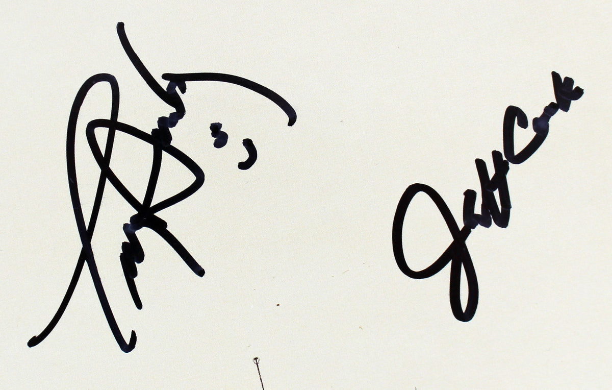 Jeff Cook & Teddy Gentry Alabama Signed Just Us Album Cover BAS #BH027680