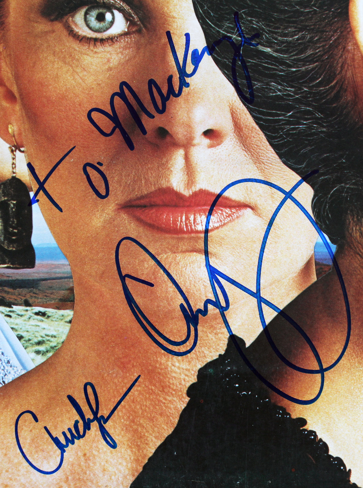 Dennis DeYoung & Chuck Panozzo Styx Signed Pieces Of Eight Album Cover BAS