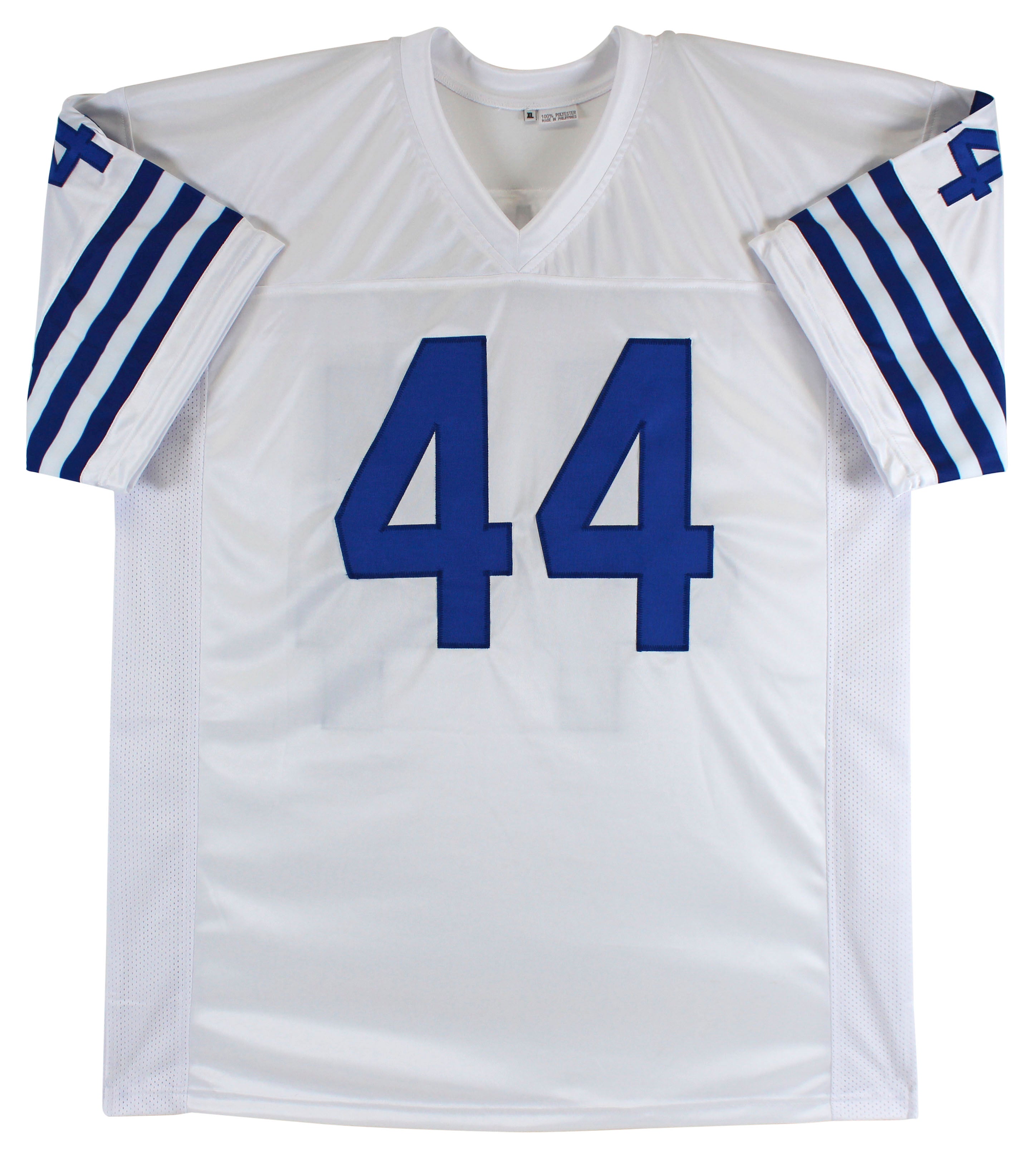 Dallas Clark Authentic Signed White Pro Style Jersey Autographed JSA Witness