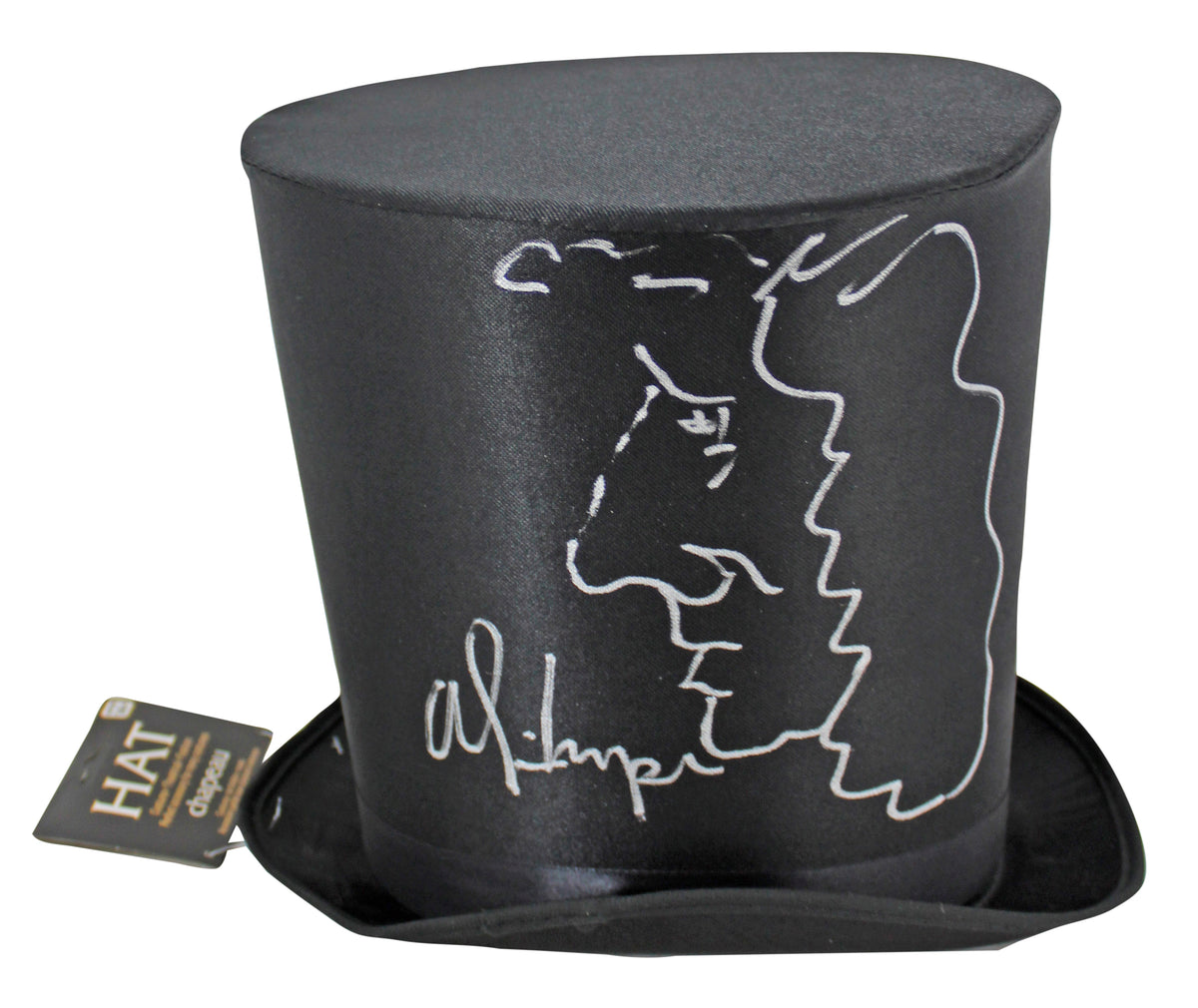 Alice Cooper Signed Costume Top Hat w/ Self Portrait Sketch BAS Witness #WC91142