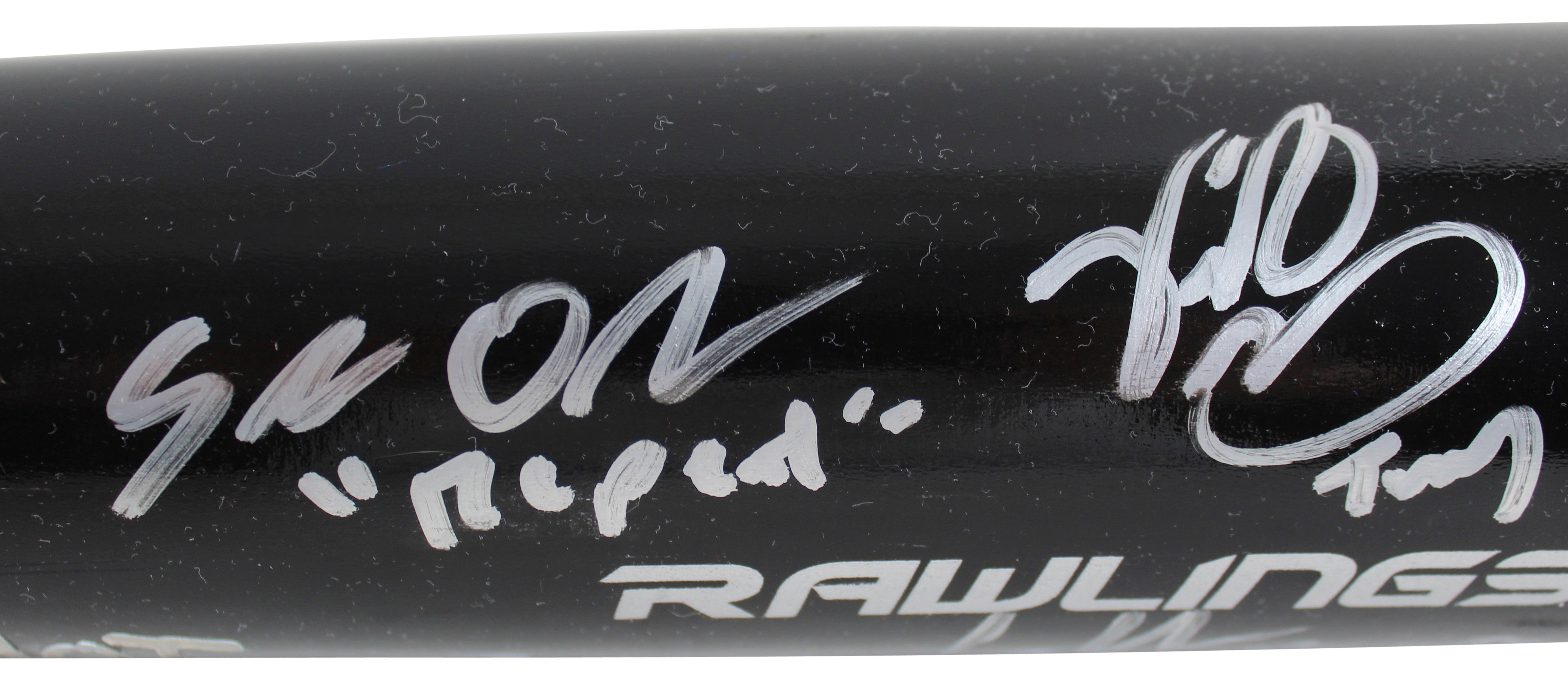 The Sandlot (6) Guiry, Leopardi, +4 Signed Baseball Bat w/Character Names BAS 2