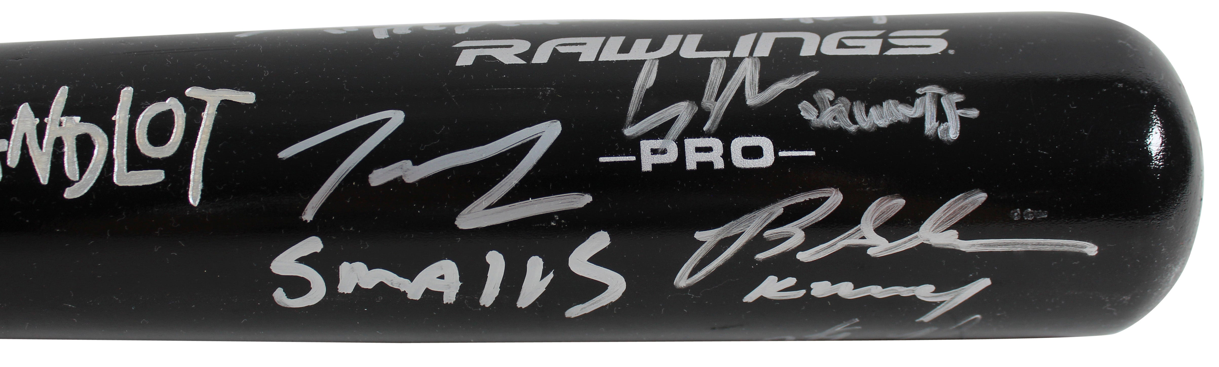 The Sandlot (6) Guiry, Leopardi, +4 Signed Baseball Bat w/Character Names BAS 2