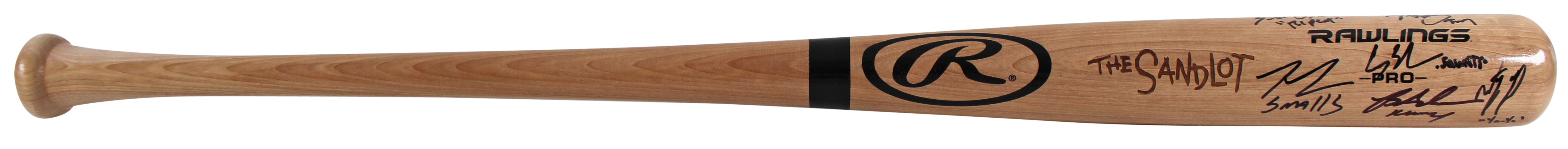 The Sandlot (6) Guiry, Leopardi, +4 Signed Baseball Bat w/Character Names BAS 1