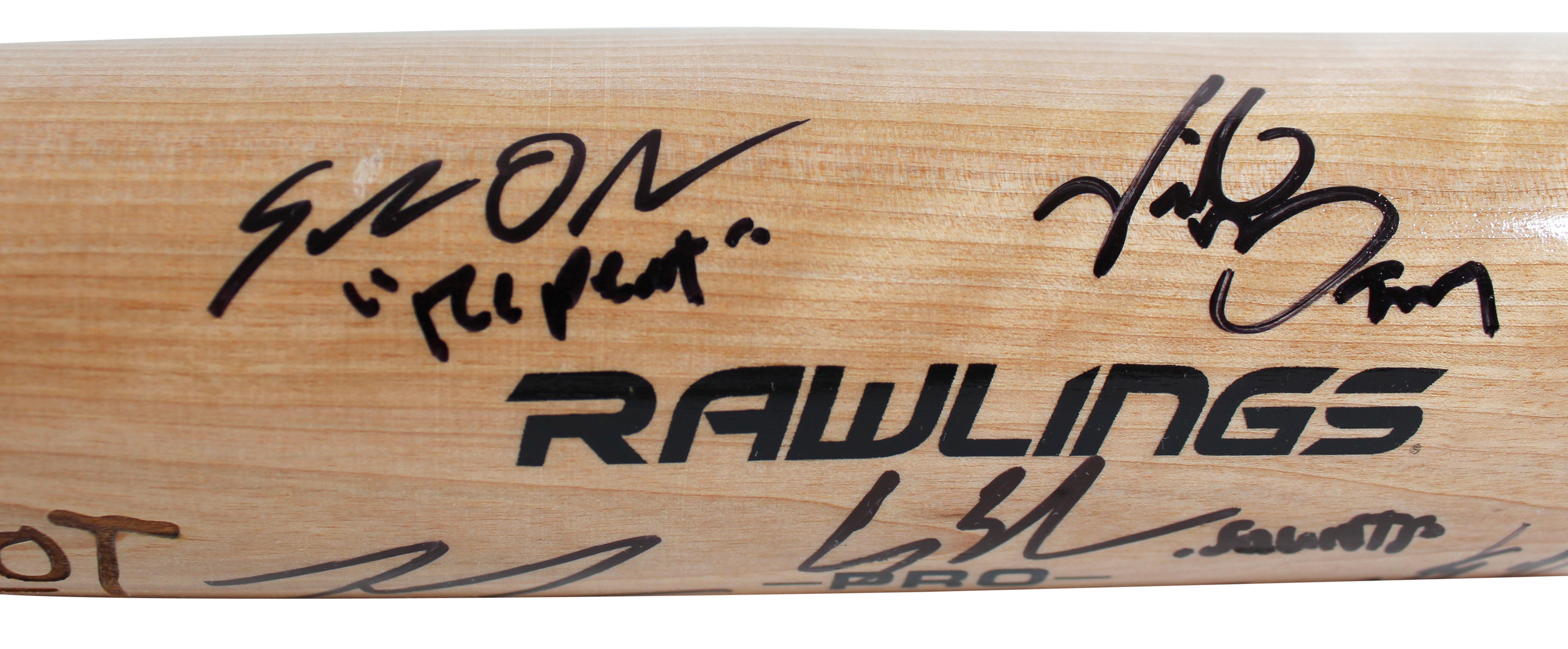 The Sandlot (6) Guiry, Leopardi, +4 Signed Baseball Bat w/Character Names BAS 1