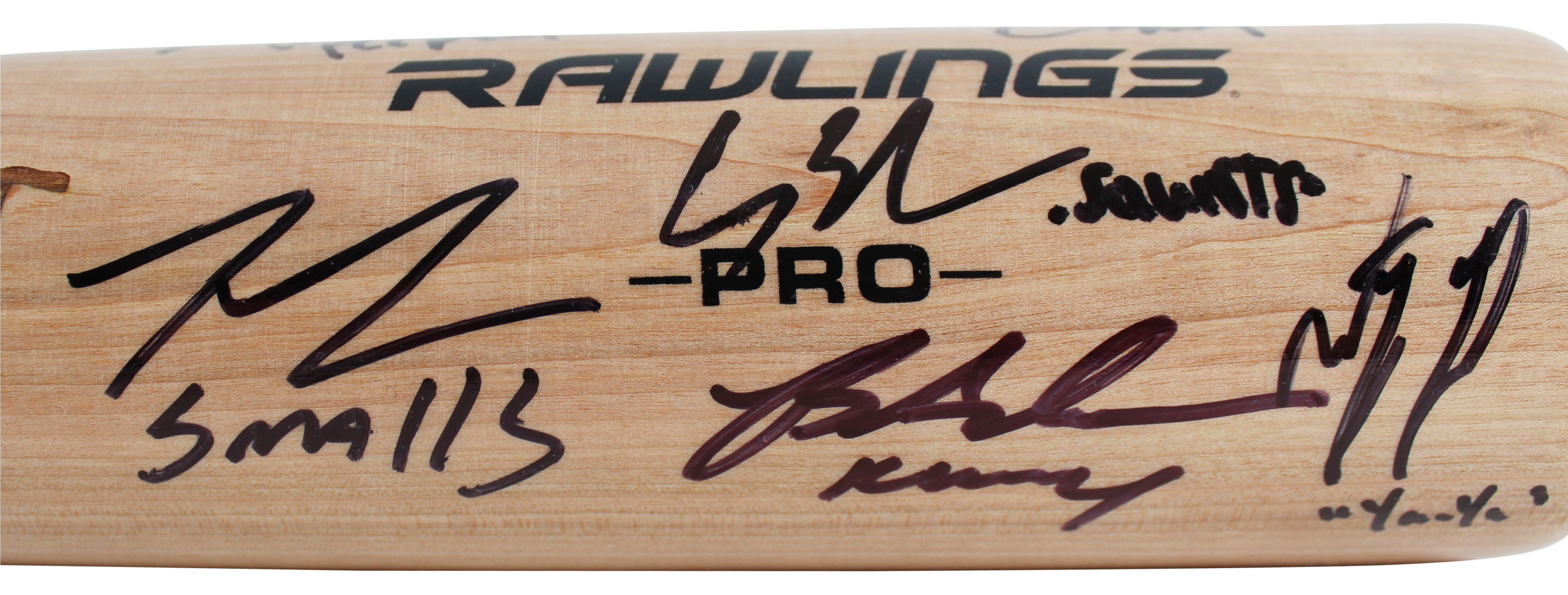 The Sandlot (6) Guiry, Leopardi, +4 Signed Baseball Bat w/Character Names BAS 1