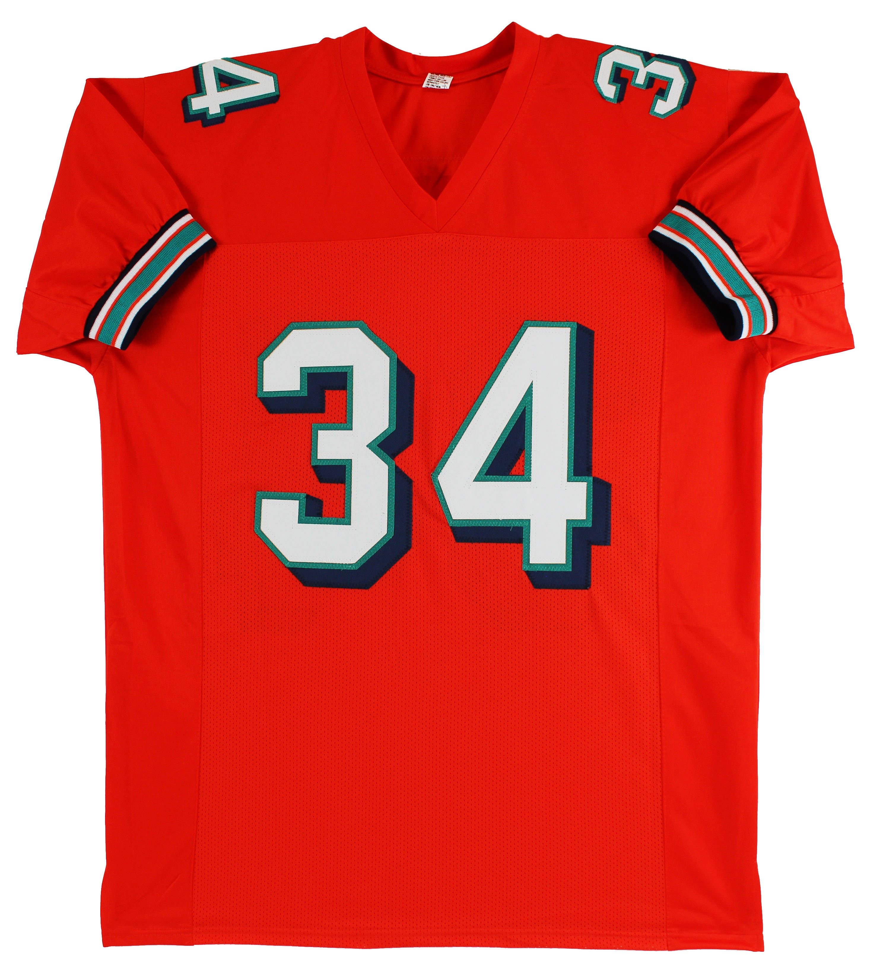Ricky Williams "SWE" Signed Orange Pro Style Jersey Autographed BAS Witnessed