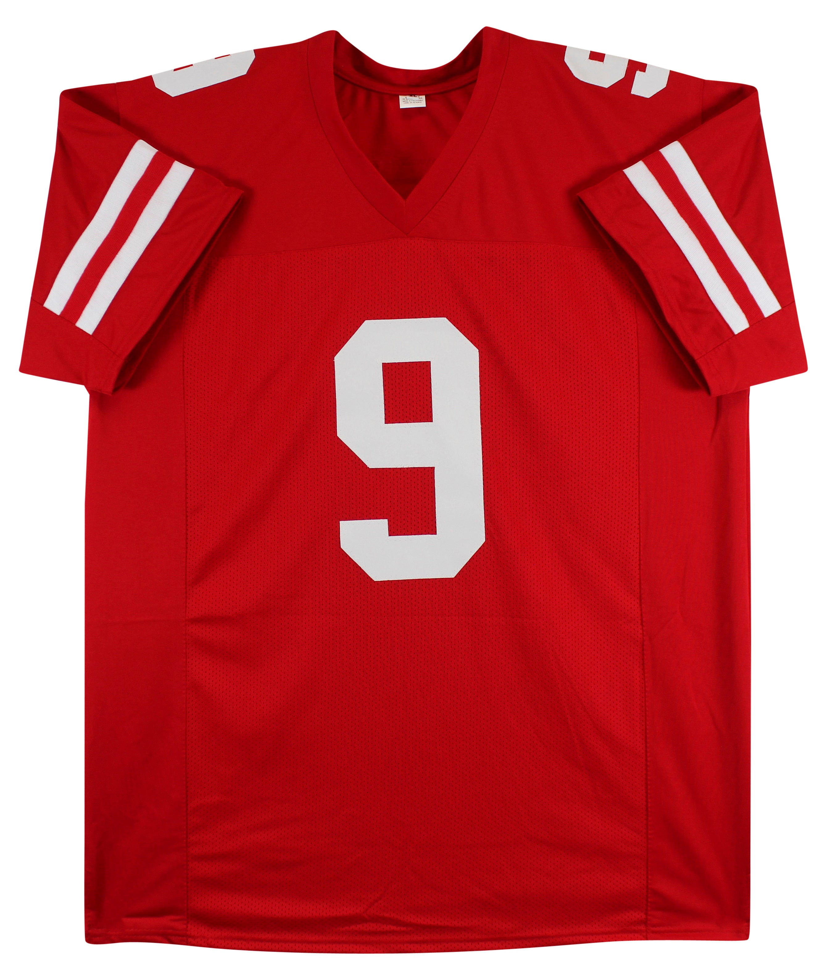 Robbie Gould Authentic Signed Red Pro Style Jersey Autographed BAS Witnessed