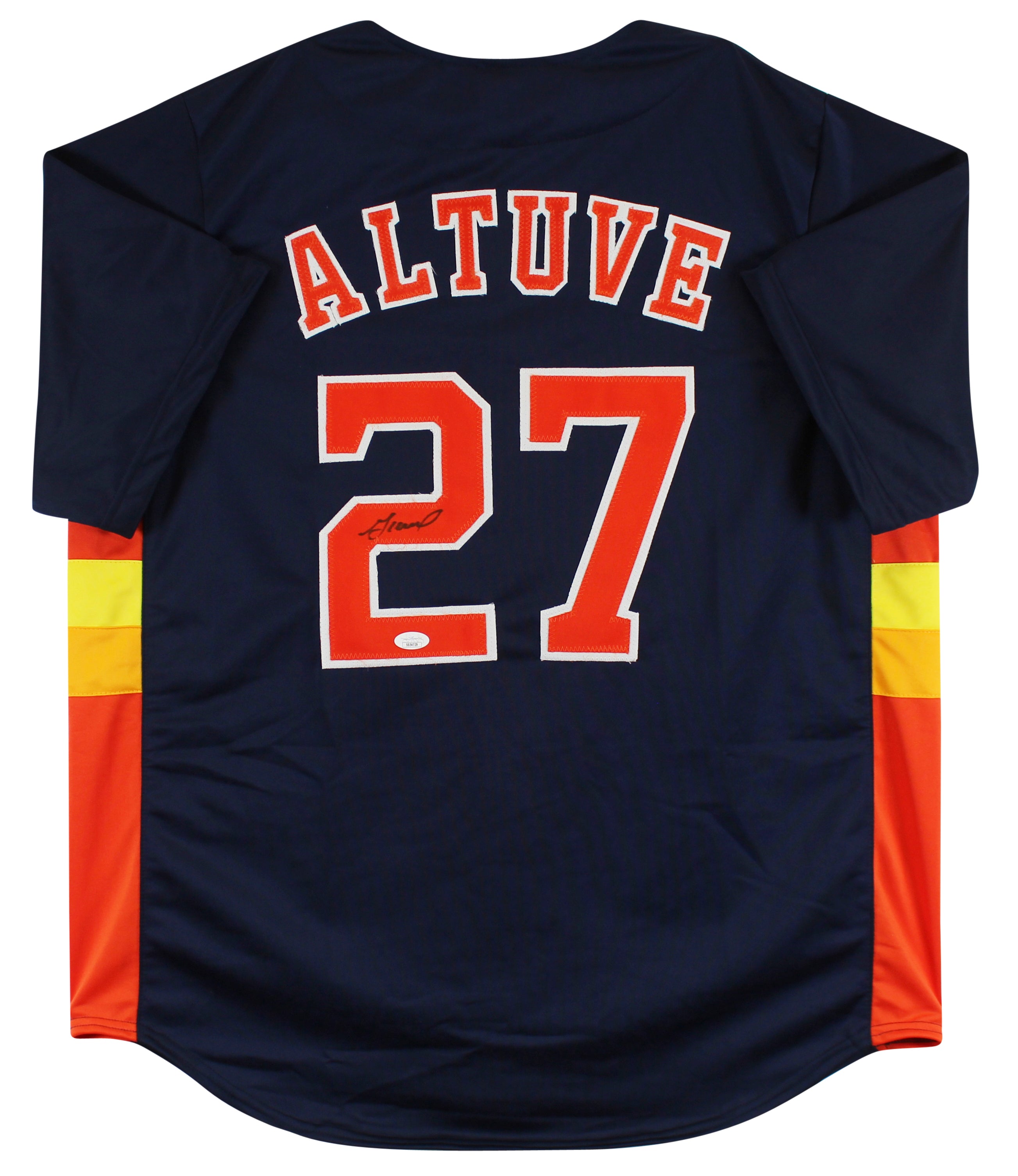Jose Altuve Authentic Signed Navy Blue Pro Style Jersey Autographed JSA