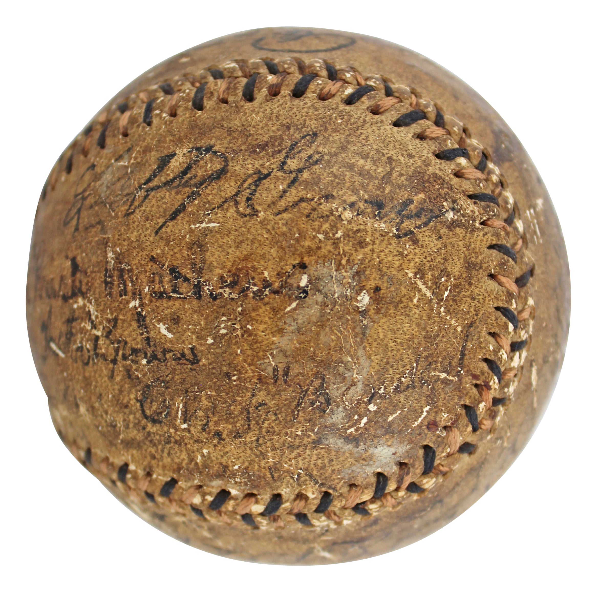 MLB Immortals (10) Ruth, Mathewson, McGraw, Foxx, Speaker Signed Baseball JSA