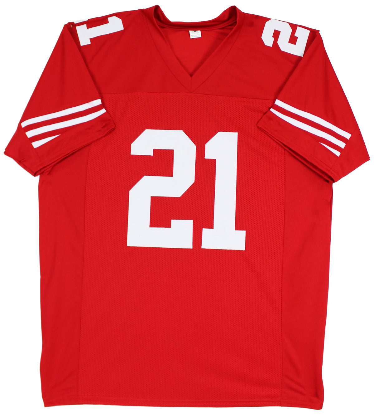 Frank Gore Authentic Signed Red Pro Style Jersey Autographed JSA Witness