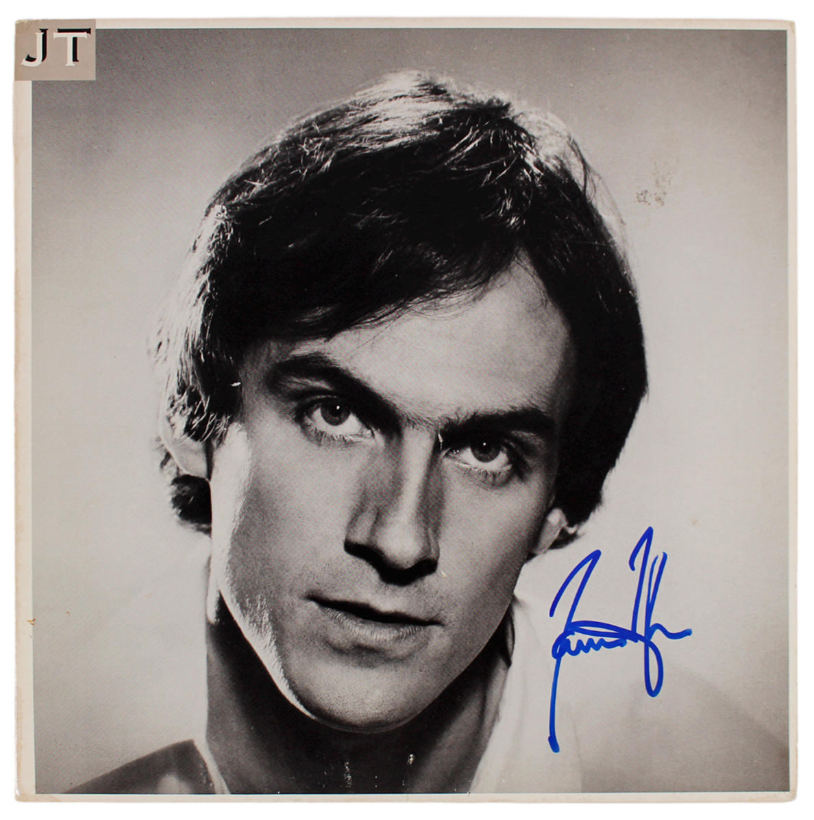 James Taylor Authentic Signed JT Album Cover Autographed BAS #BG90653