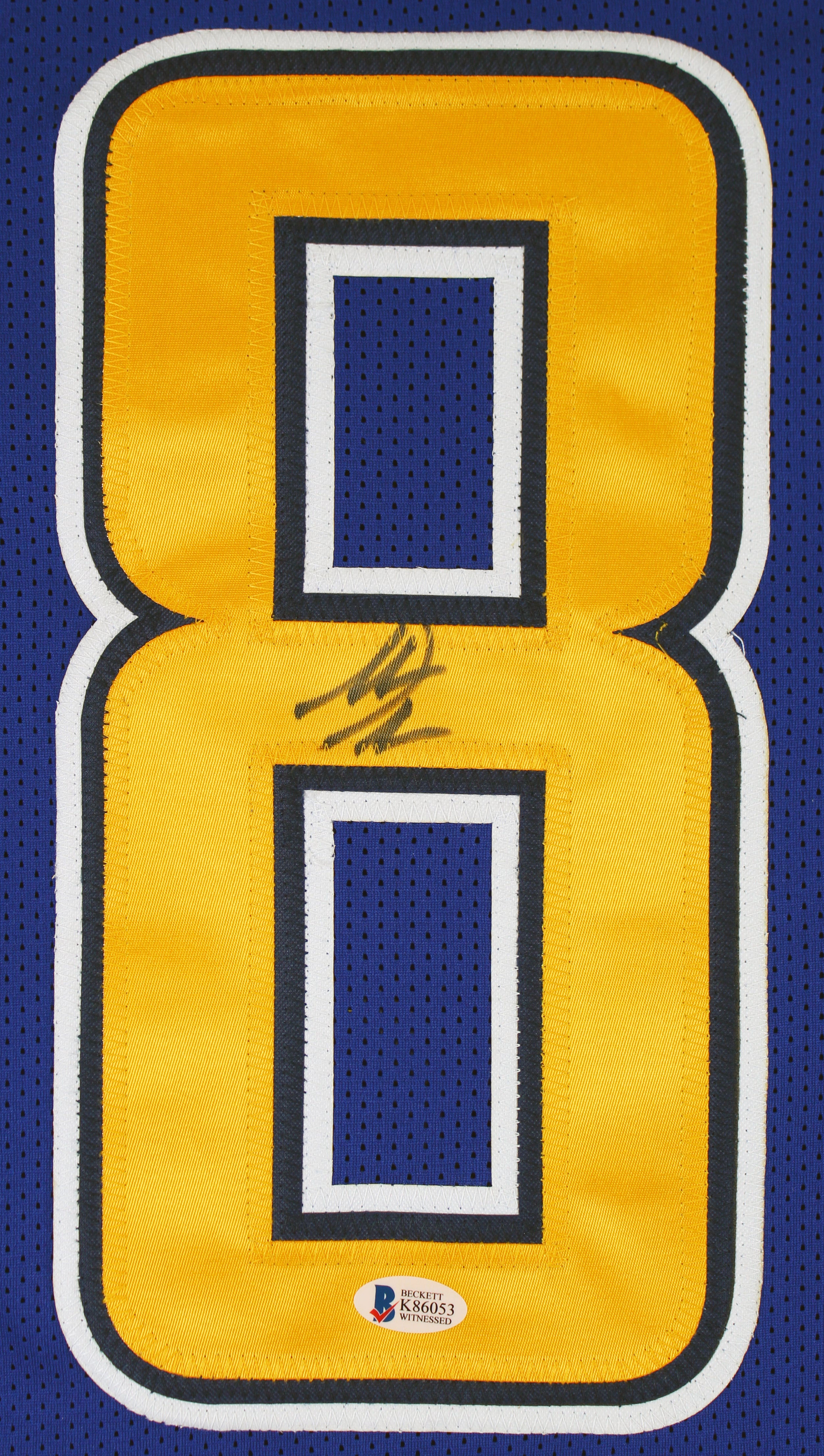 Antonio Gates Authentic Signed Blue Color Rush Jersey Signed on #8 BAS Witnessed