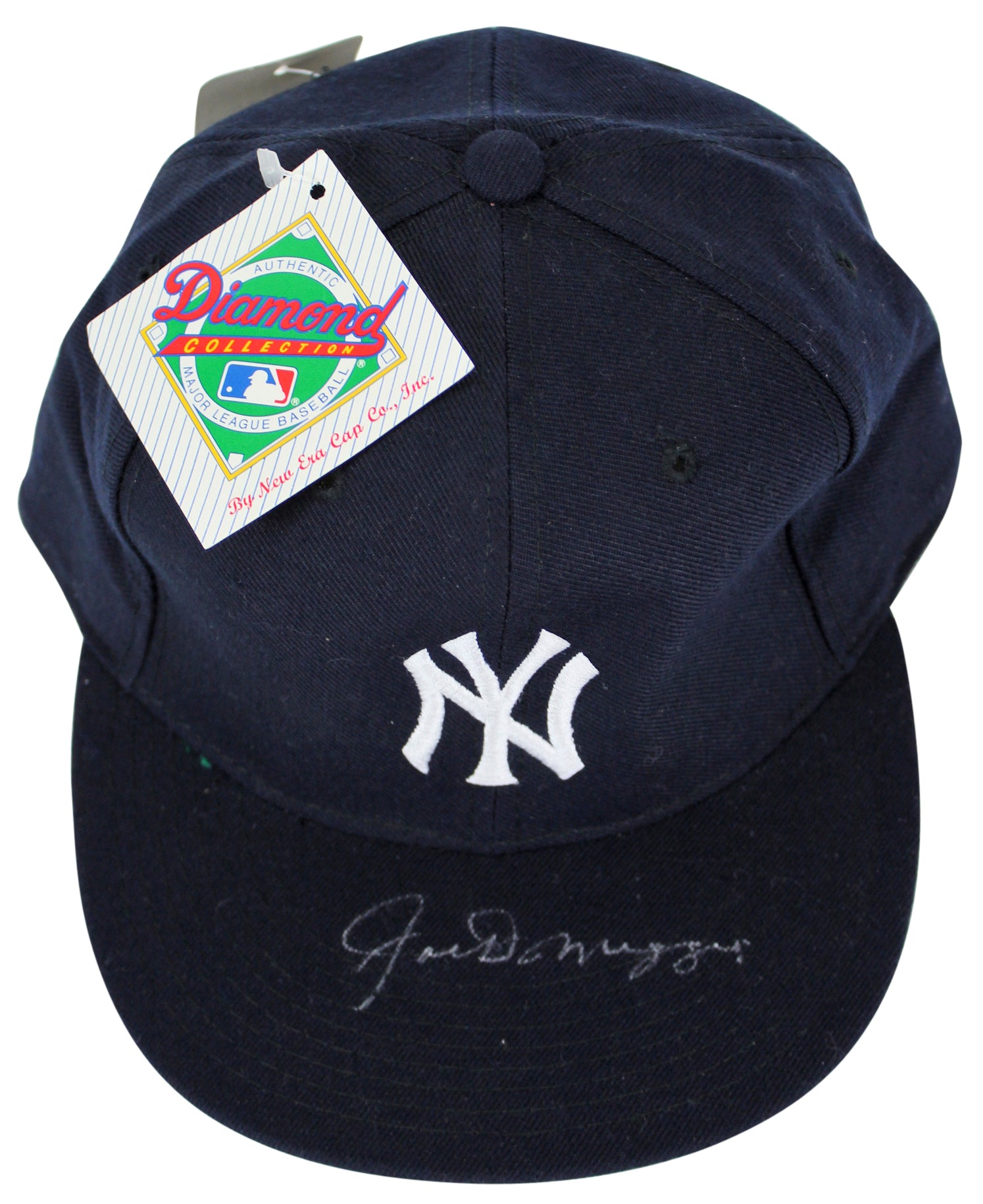 Yankees Joe DiMaggio Authentic Signed New Era Size 7.5 Hat JSA #Z37700