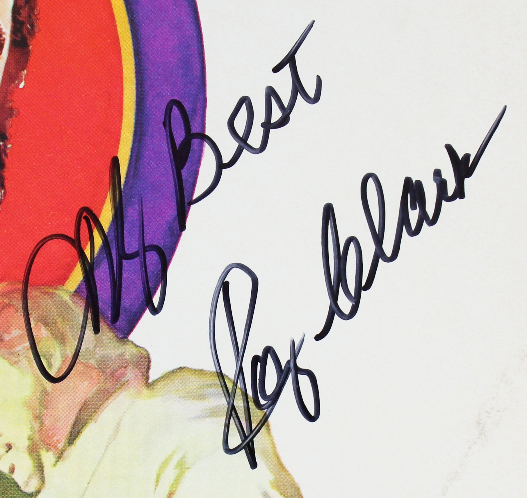 Roy Clark "My Best" Authentic Signed Famous Twinset Album Cover BAS #BG90658