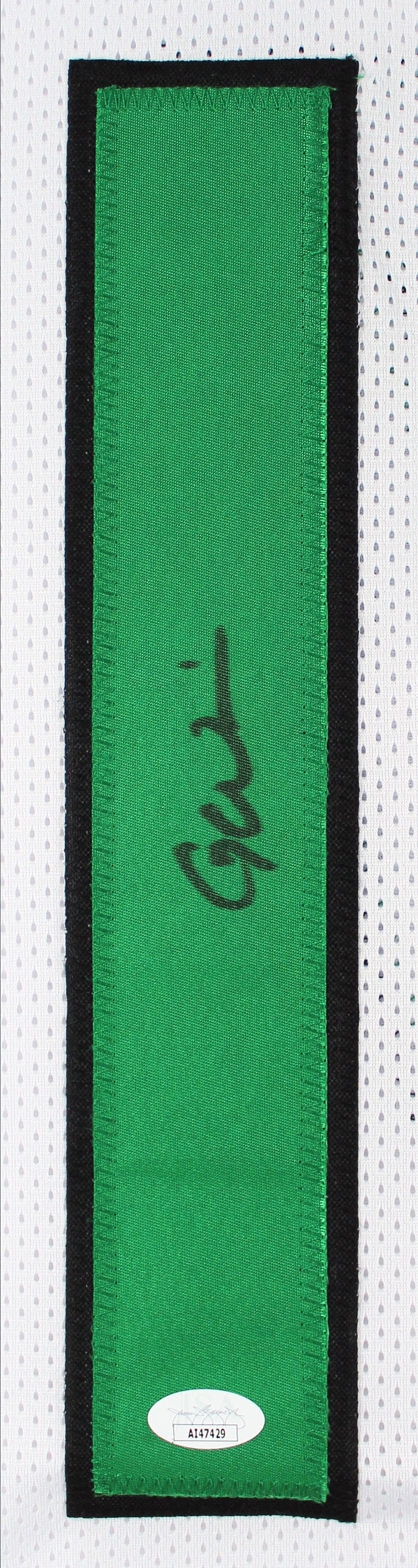 Garrett Wilson Authentic Signed White Pro Style Jersey Autographed JSA Witness