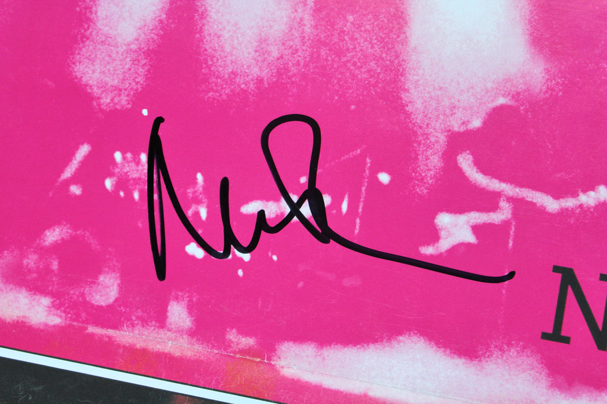 Nick Mason Pink Floyd Signed 20x30 Dark Side Of The Moon Poster BAS #G52236