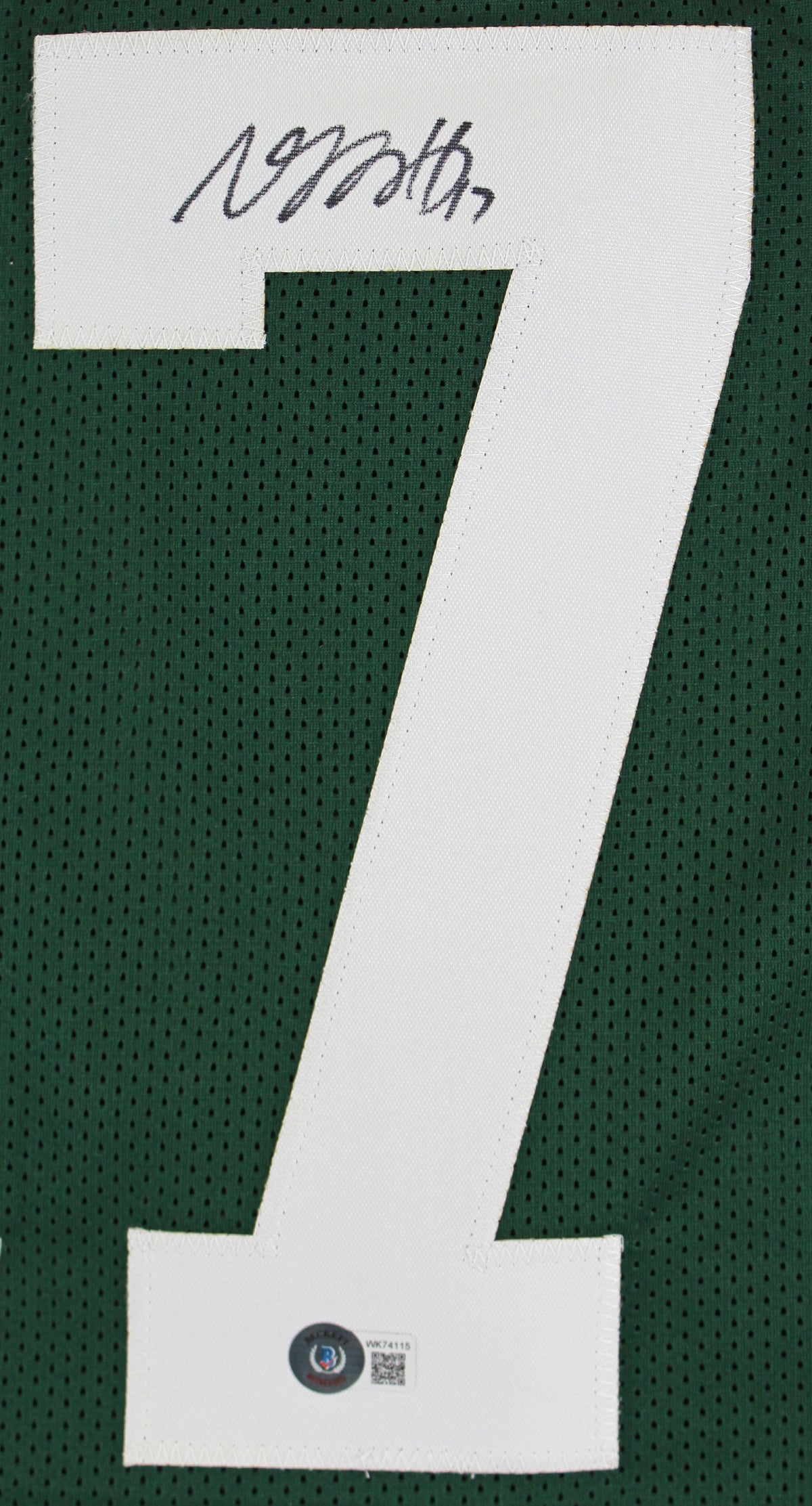Davante Adams Authentic Signed Green Pro Style Jersey Autographed BAS Witness