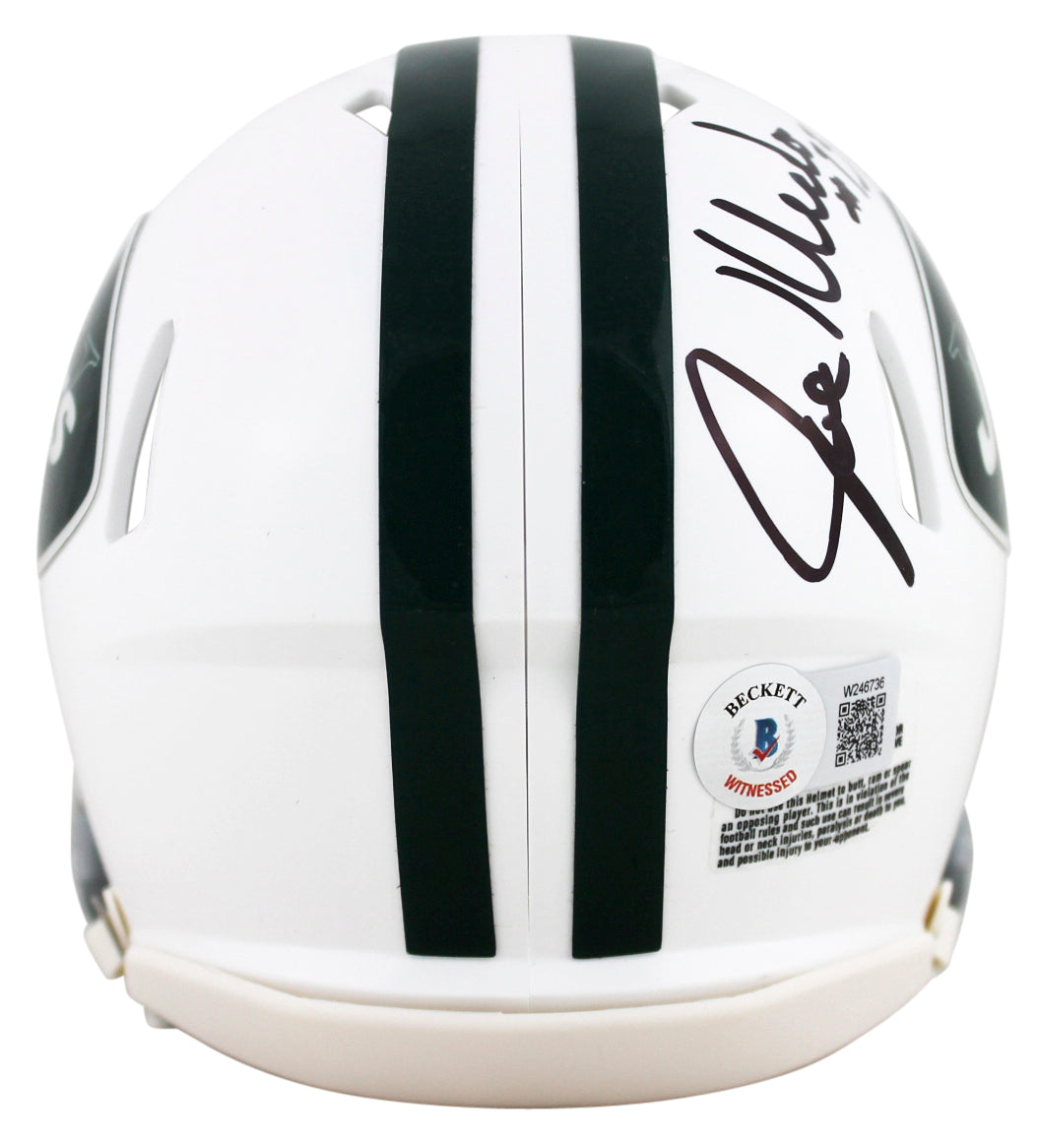 Jets Joe Klecko "HOF 2023" Authentic Signed 65-77 TB Speed Mini Helmet BAS Wit