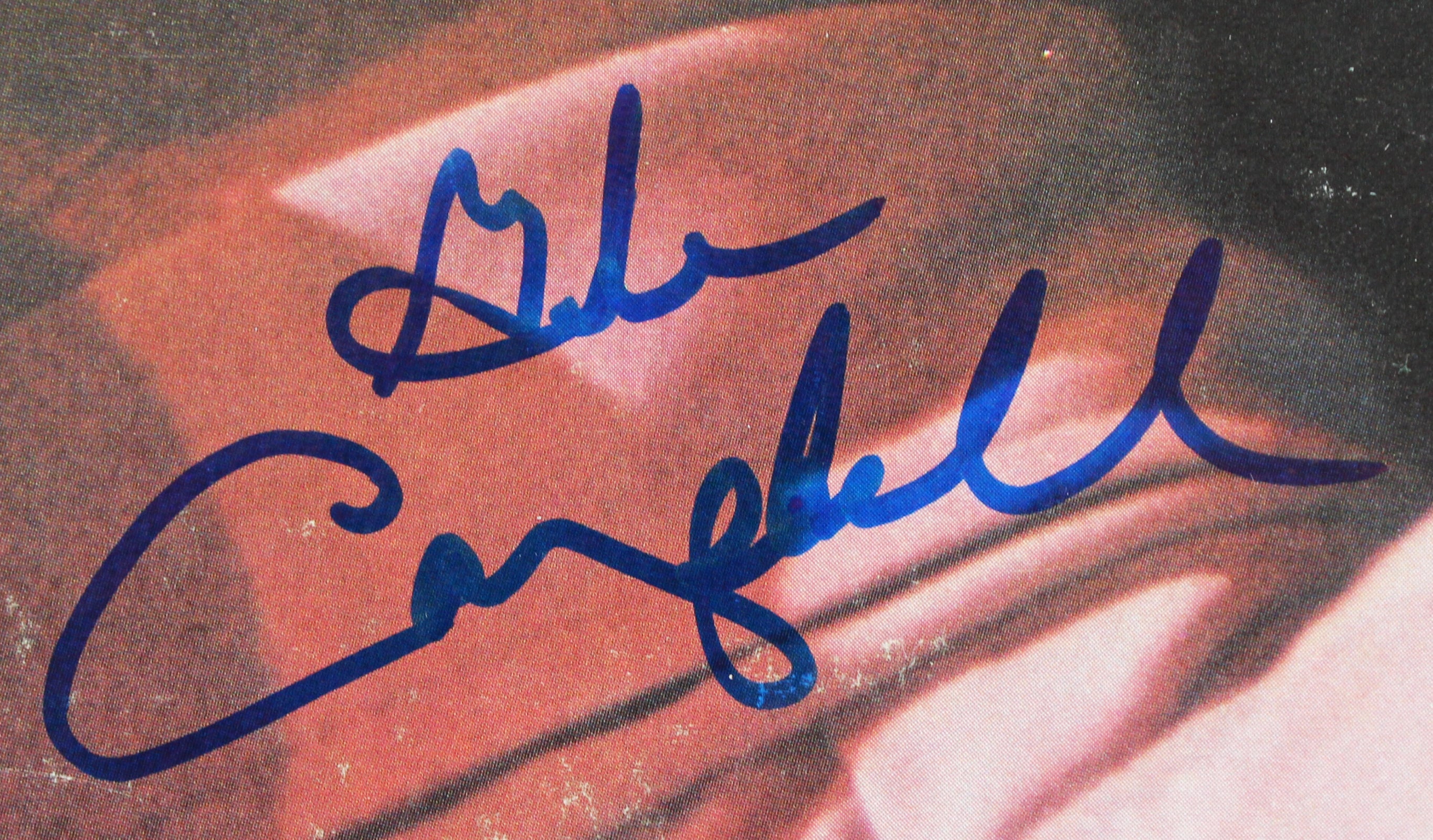 Glen Campbell Authentic Signed Live Album Cover Autographed BAS #BG90702