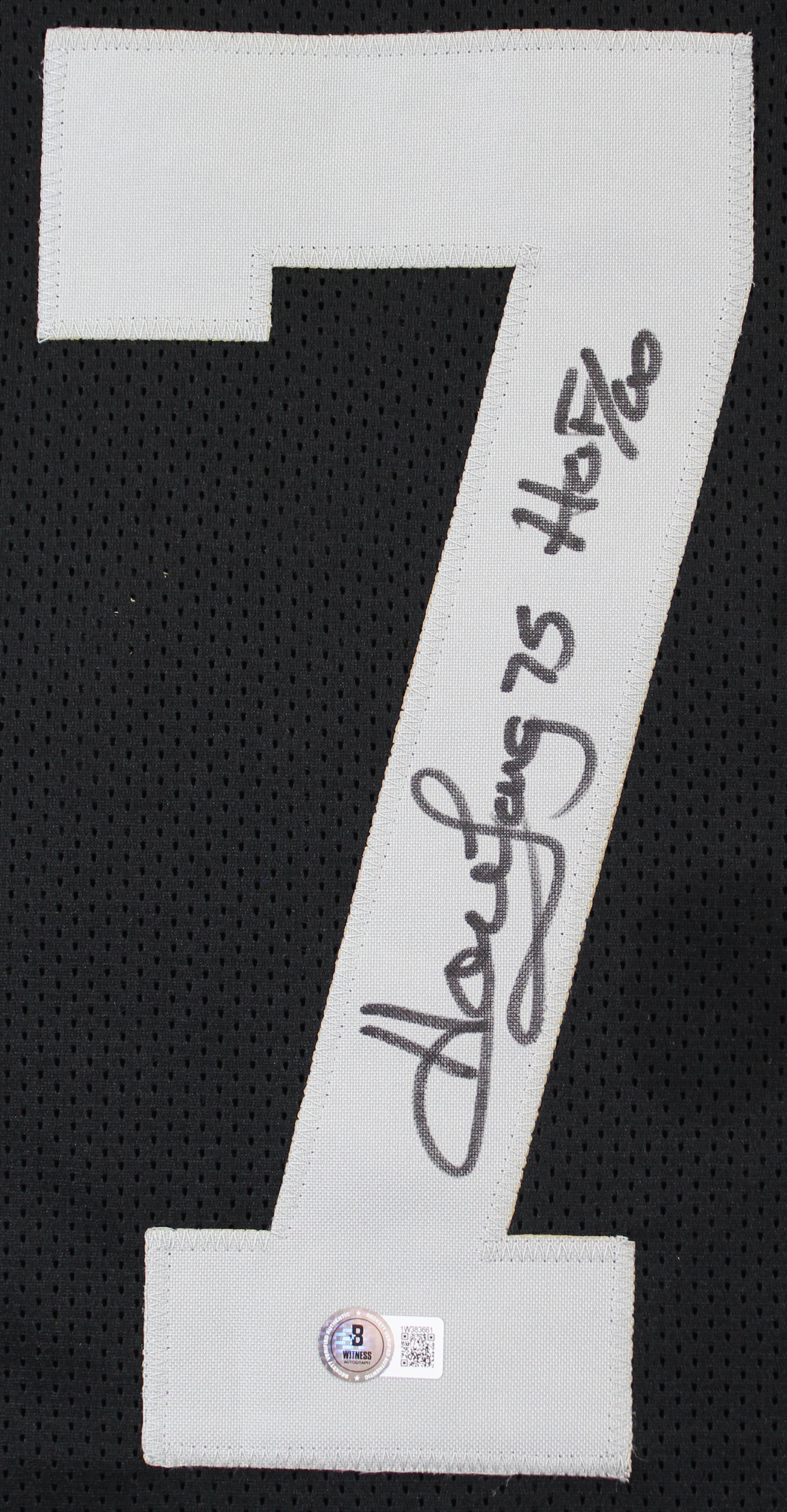 Howie Long "HOF 00" Authentic Signed Black Pro Style Jersey BAS Witnessed