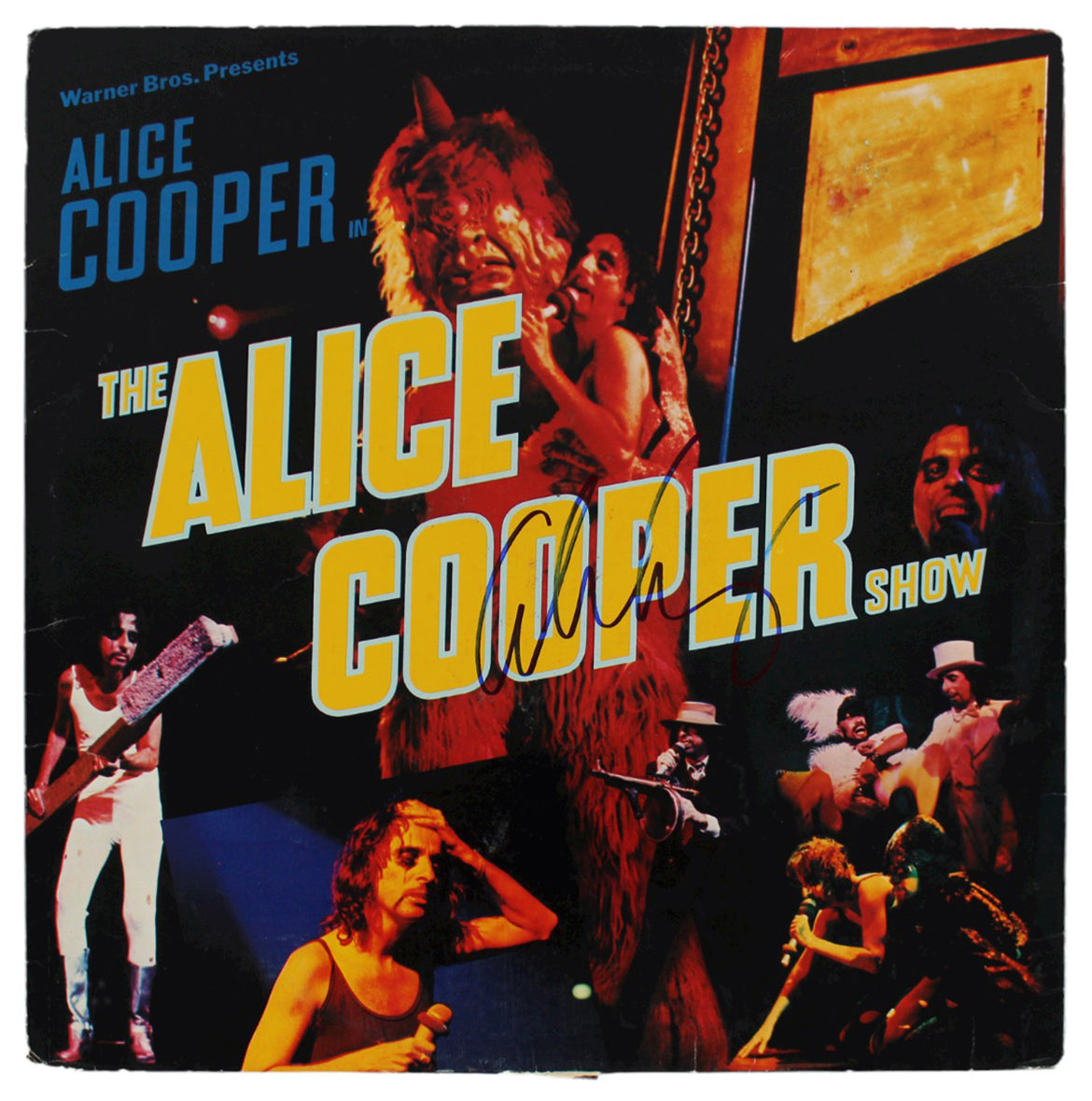 Alice Cooper Authentic Signed The Alice Cooper Show Album Cover BAS #BG90707