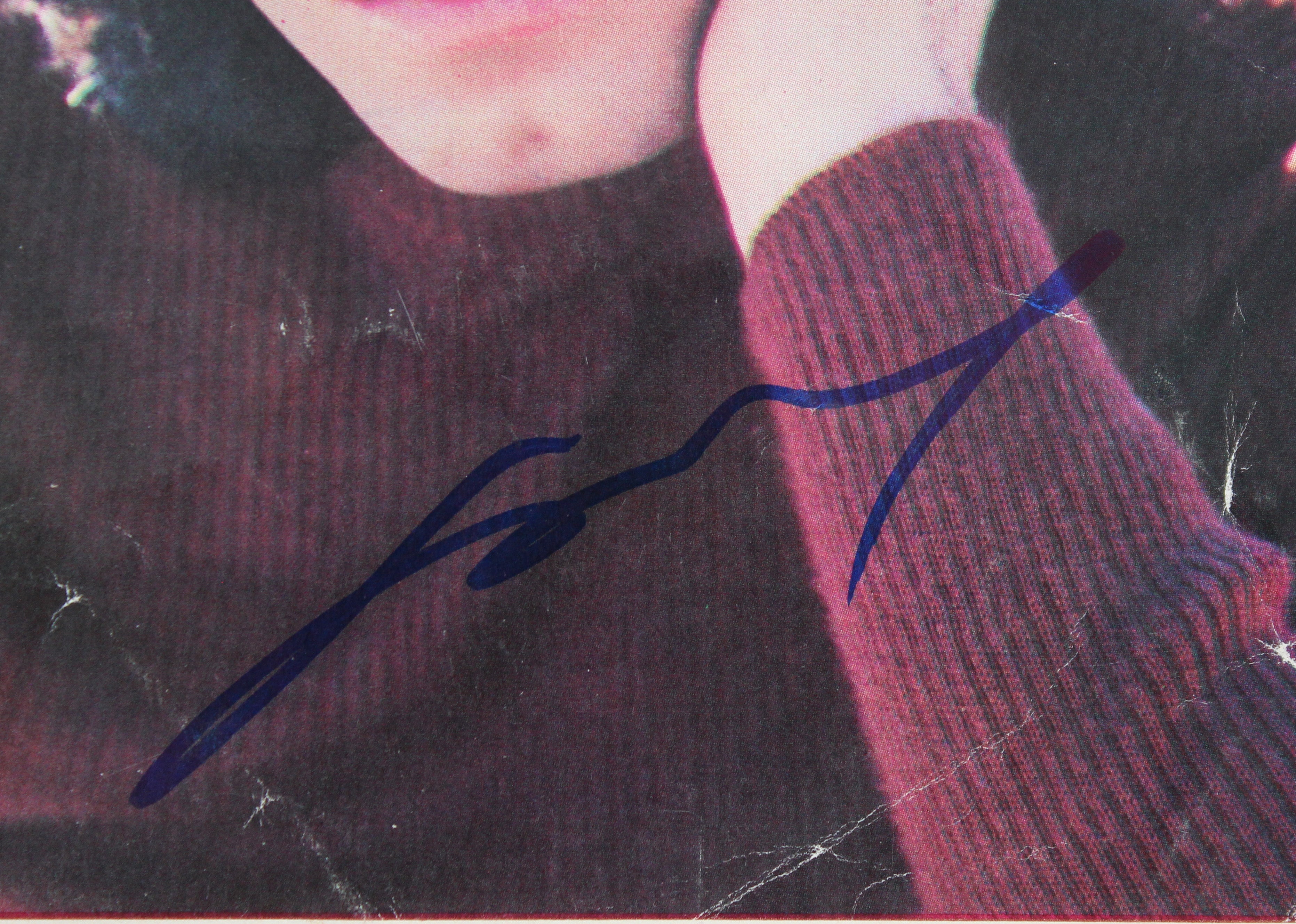 John Travolta Authentic Signed Let Her In 45 RPM Album Cover BAS #BF88855