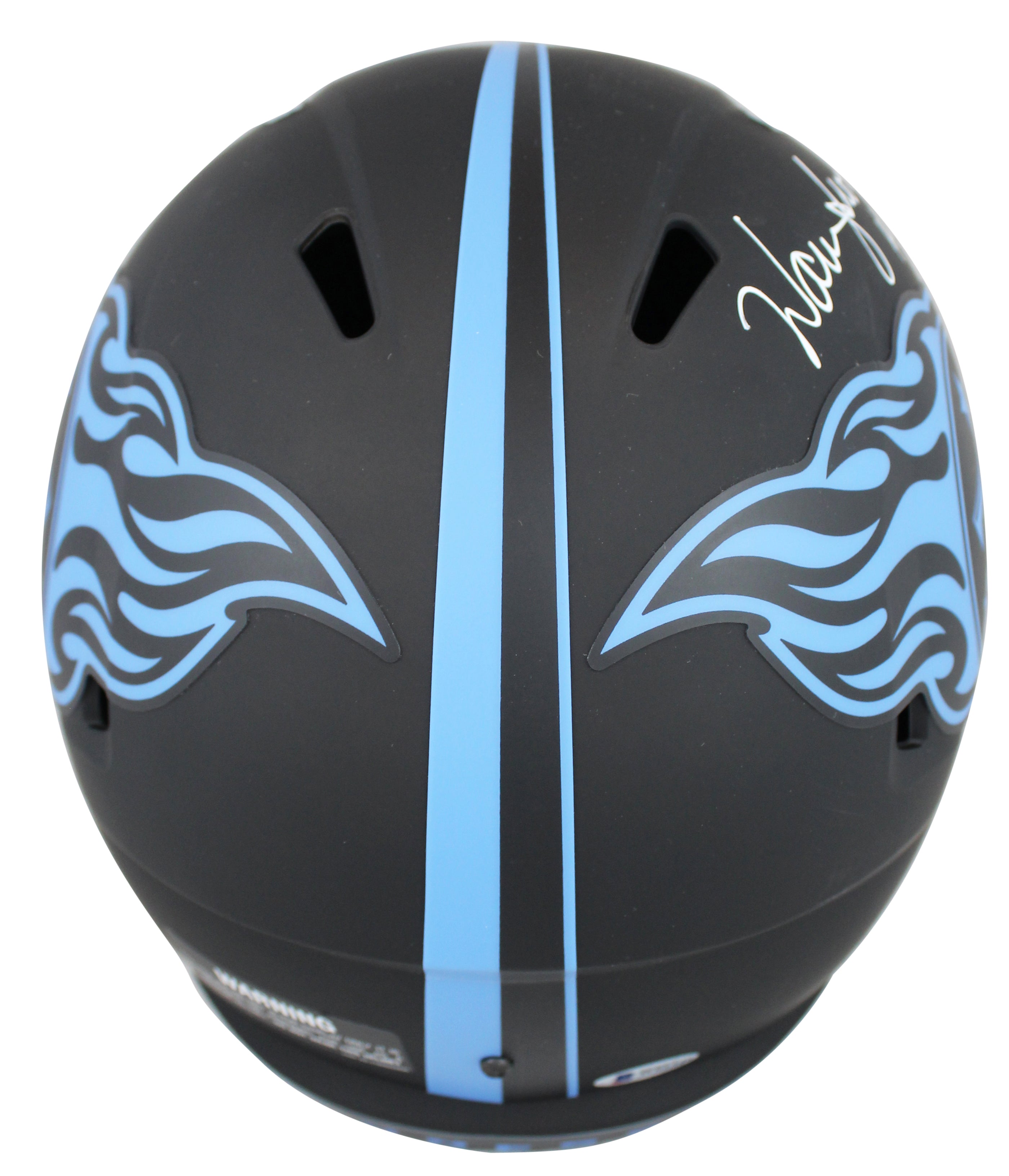 Titans Warren Moon "HOF 06" Signed Eclipse Full Size Speed Rep Helmet BAS Wit