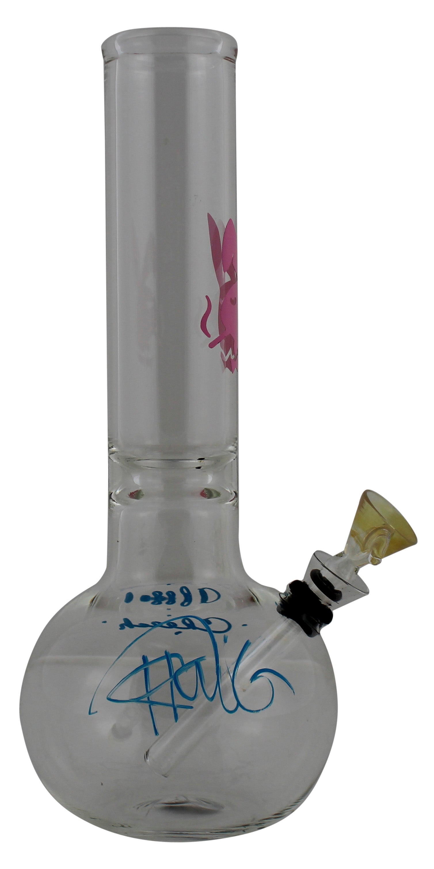Cheech Marin & Tommy Chong Up in Smoke Signed Glass Water Pipe BAS Wit #WZ12140