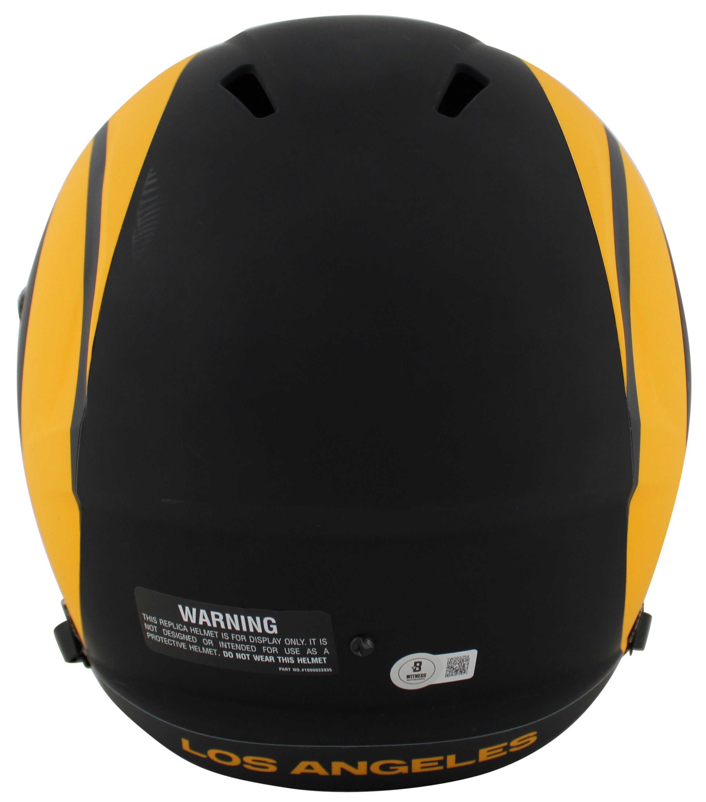 Rams Aaron Donald Signed Eclipse Full Size Speed Rep Helmet BAS Witnessed