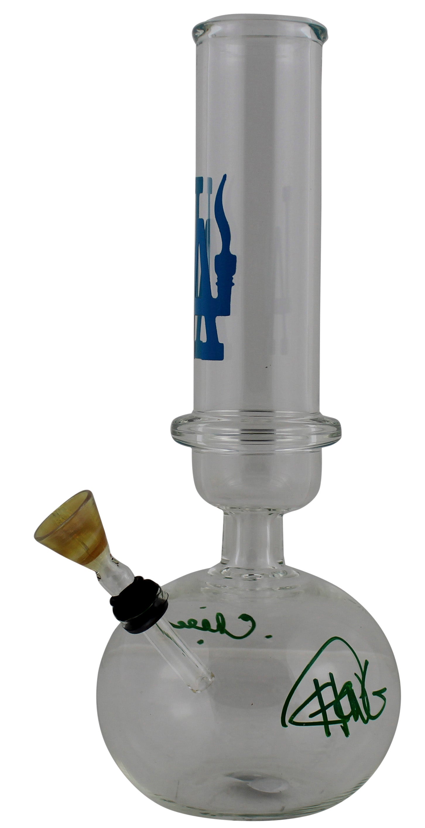 Cheech Marin & Tommy Chong Up in Smoke Signed Glass Water Pipe BAS Wit #WZ12211