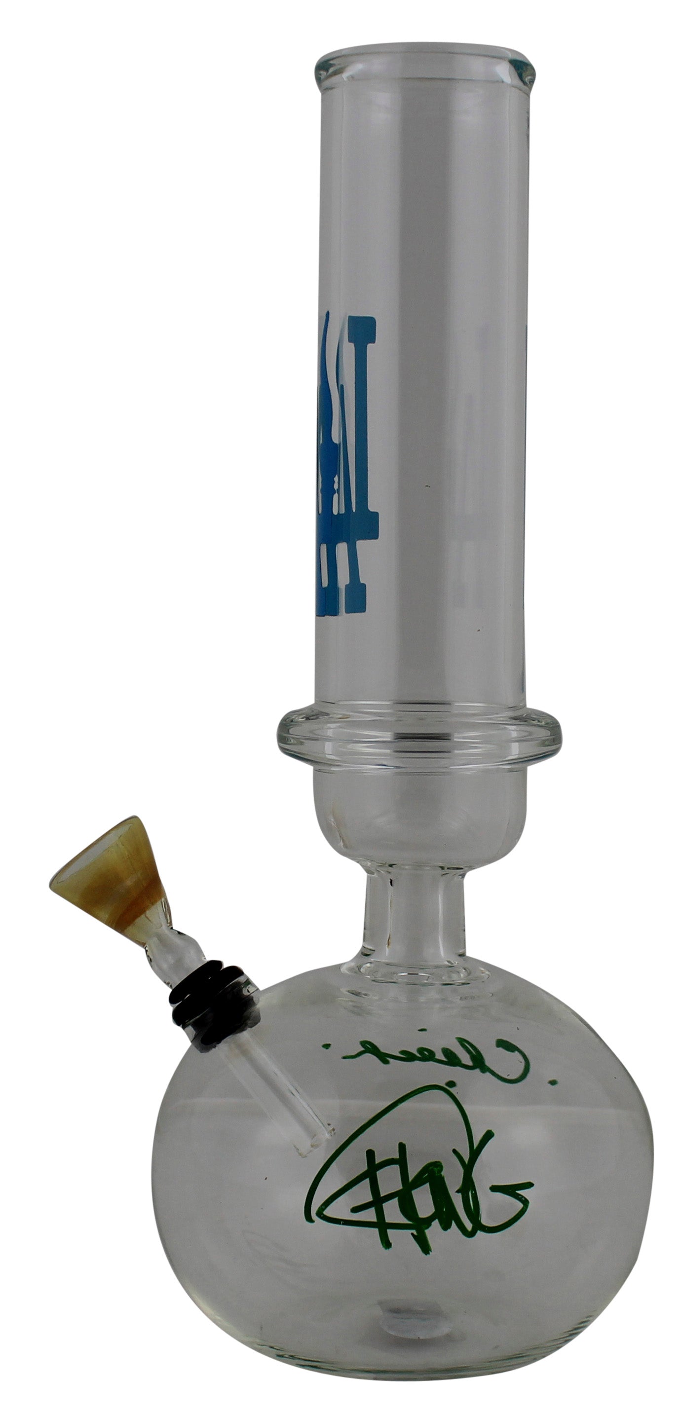 Cheech Marin & Tommy Chong Up in Smoke Signed Glass Water Pipe BAS Wit #WZ12211