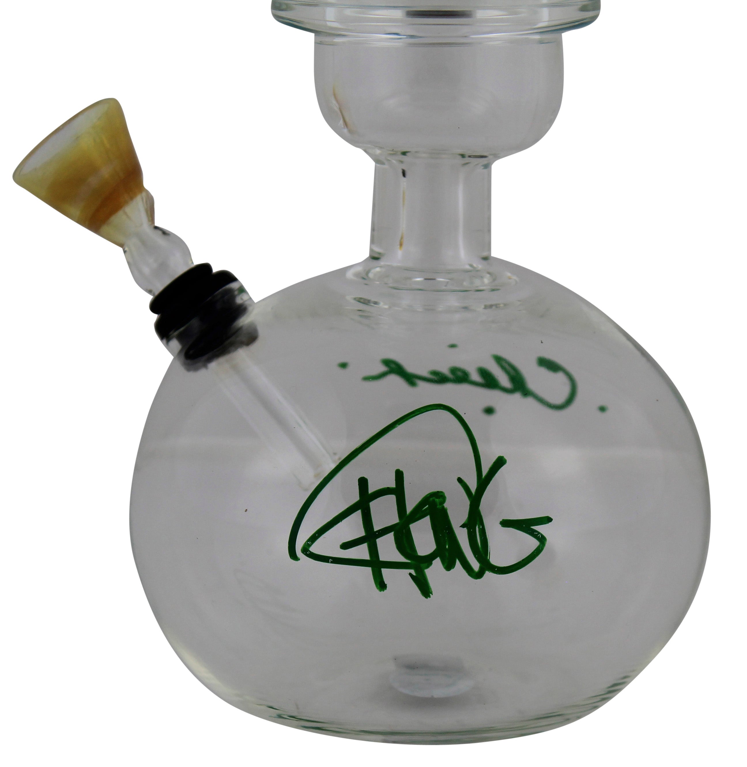 Cheech Marin & Tommy Chong Up in Smoke Signed Glass Water Pipe BAS Wit #WZ12211